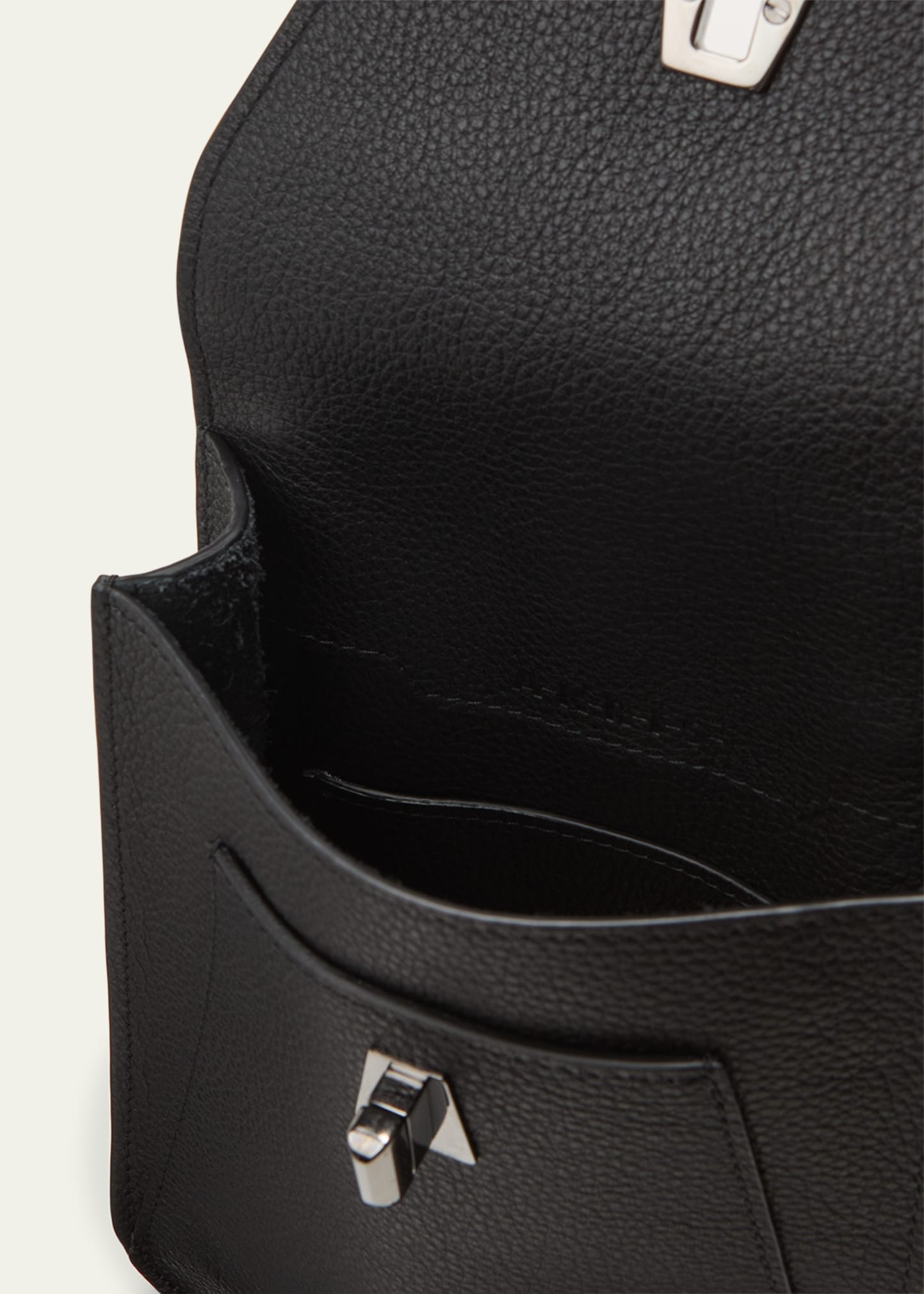Anouk Mini Flap Leather Messenger Bag - 4