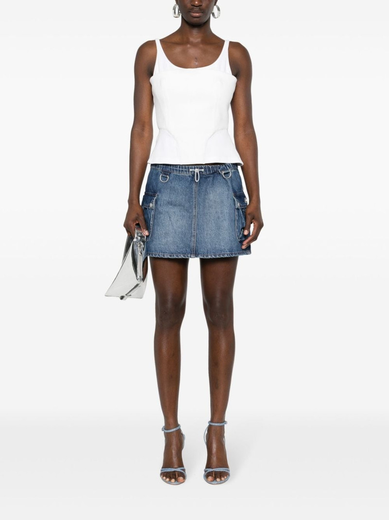 COPERNI denim cargo mini skirt outlook