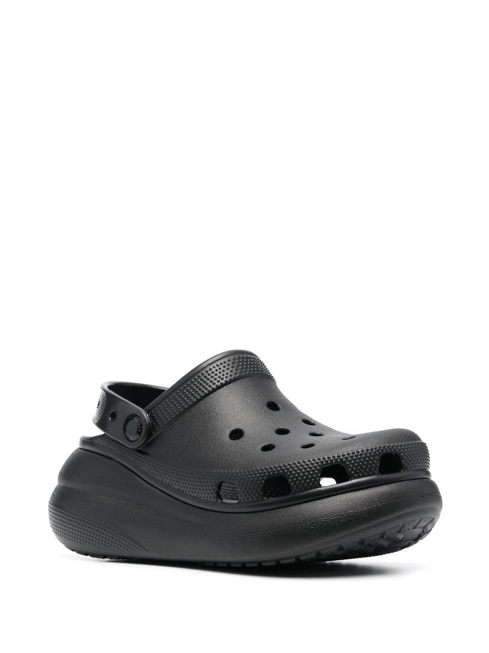 double-platform slingback slides - 2