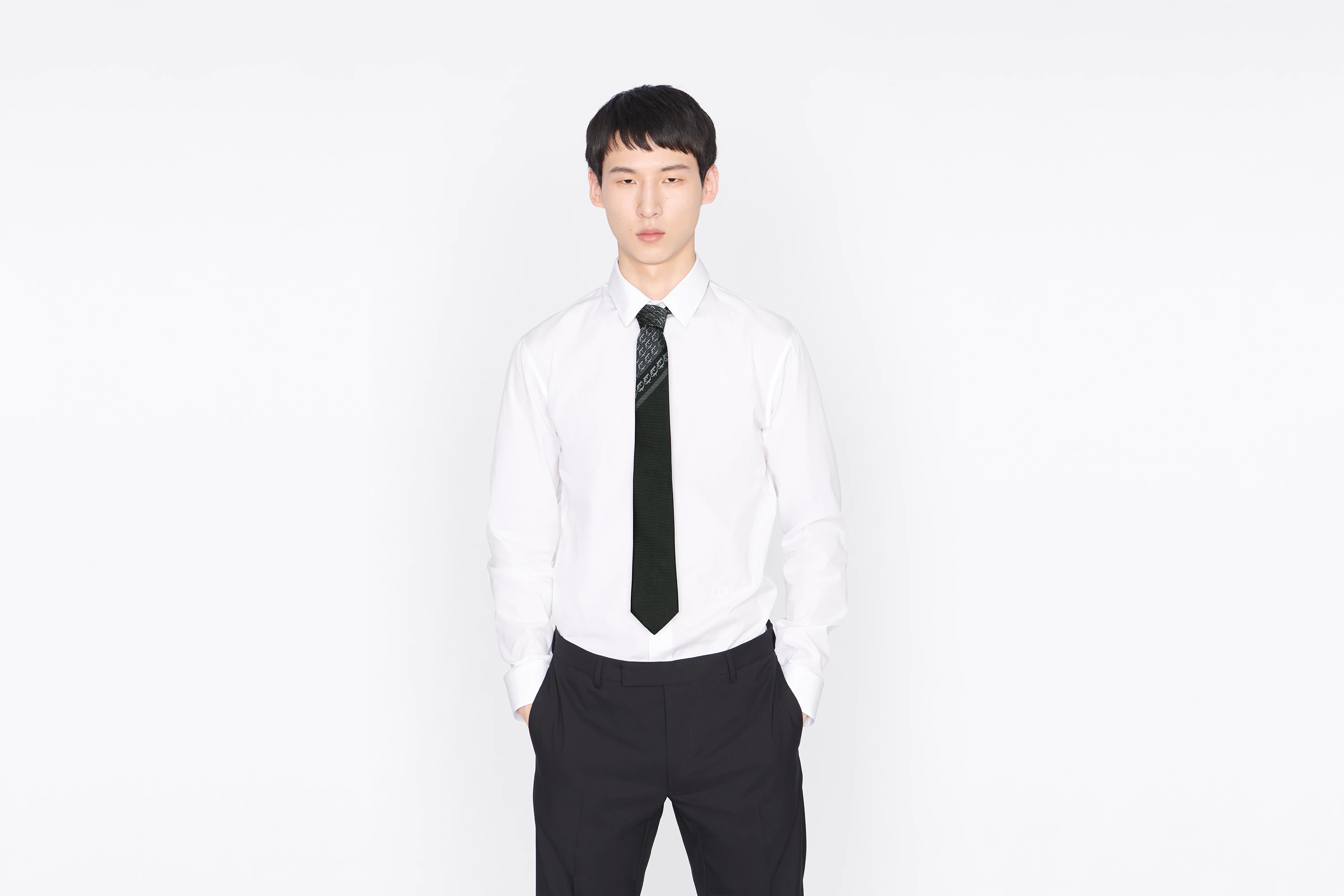 Dior Oblique Patchwork Tie - 4