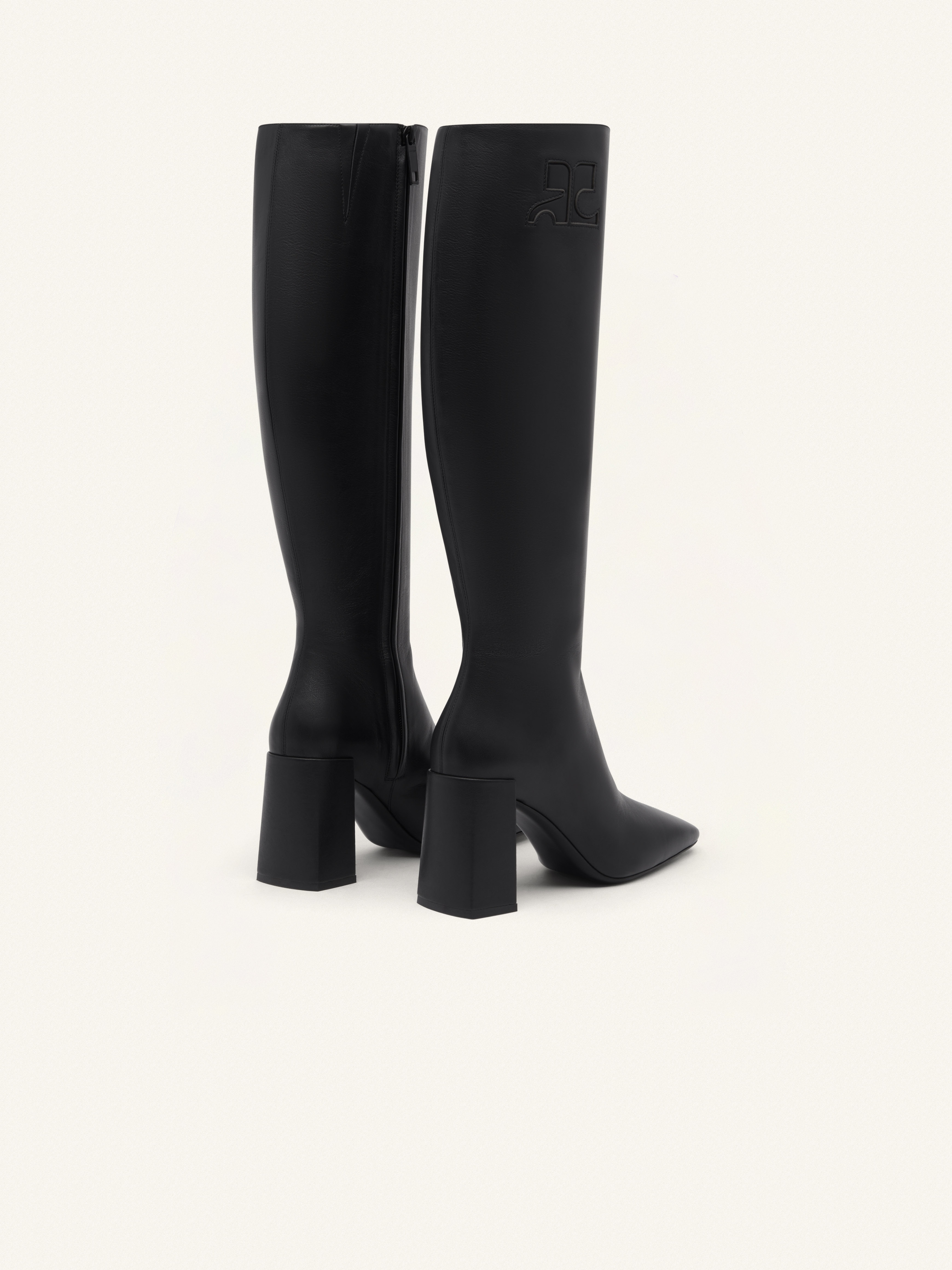 HERITAGE LEATHER KNEE BOOTS - 3