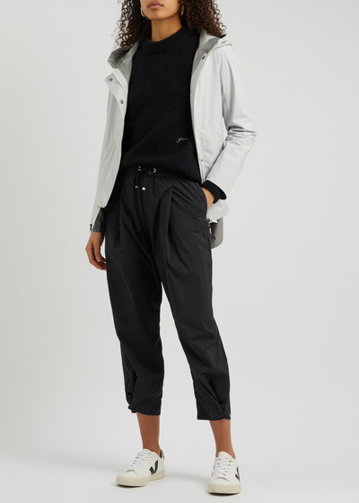 Herno Cropped tapered nylon trousers outlook