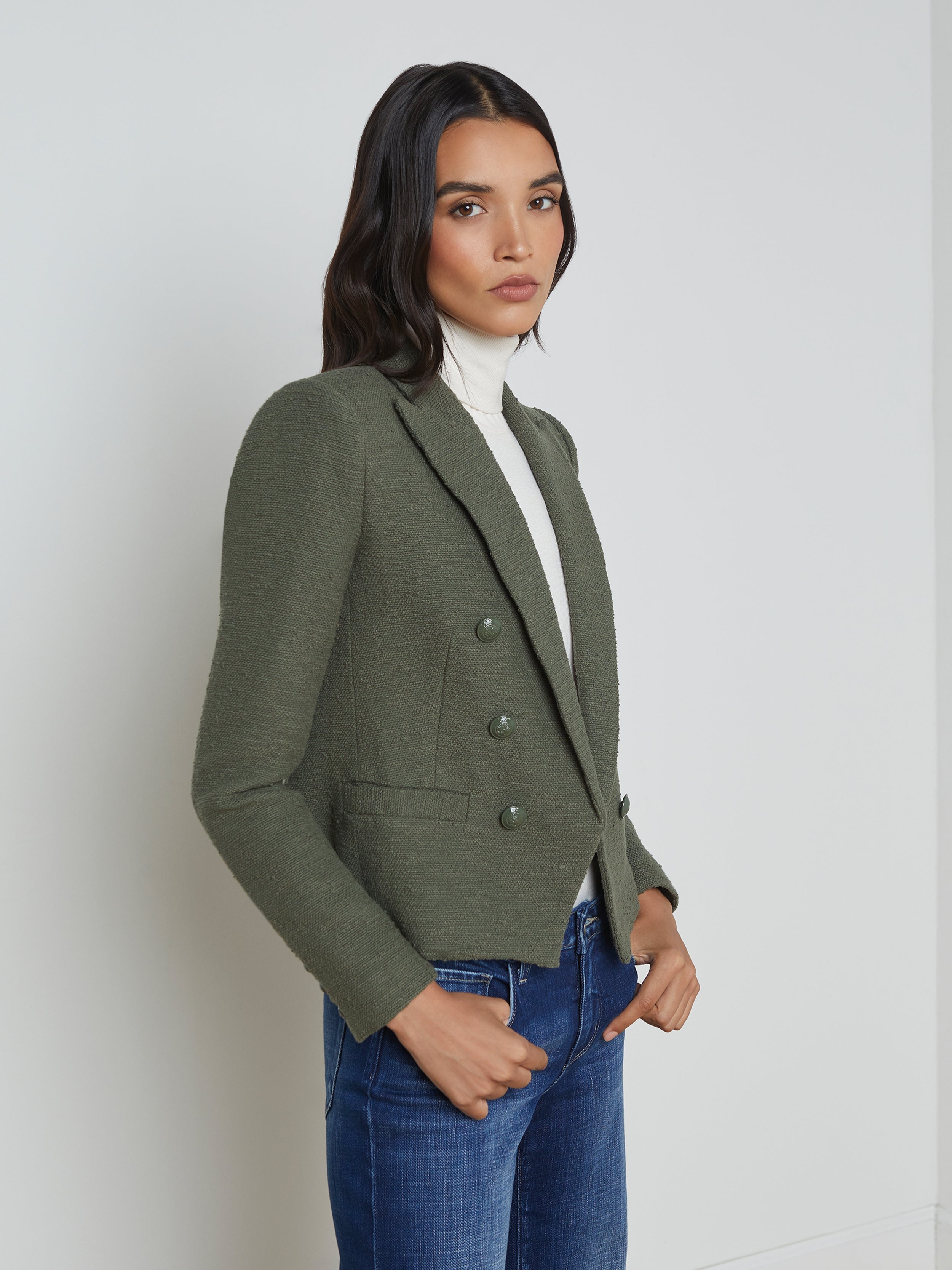 Brooke Open-Front Blazer - 5