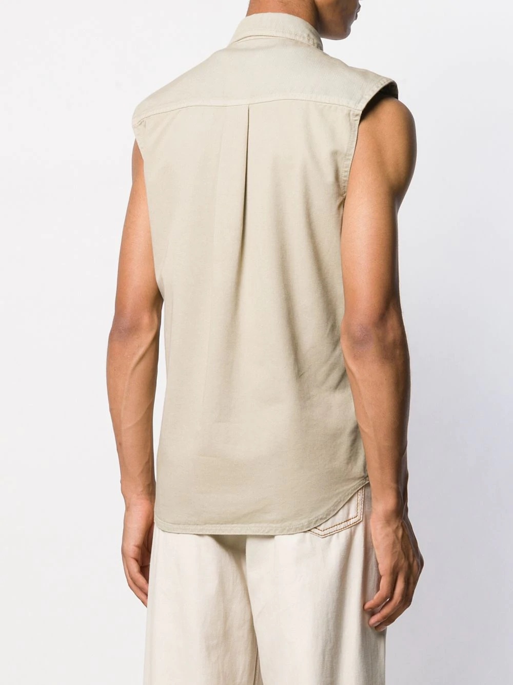 sleeveless overshirt - 4