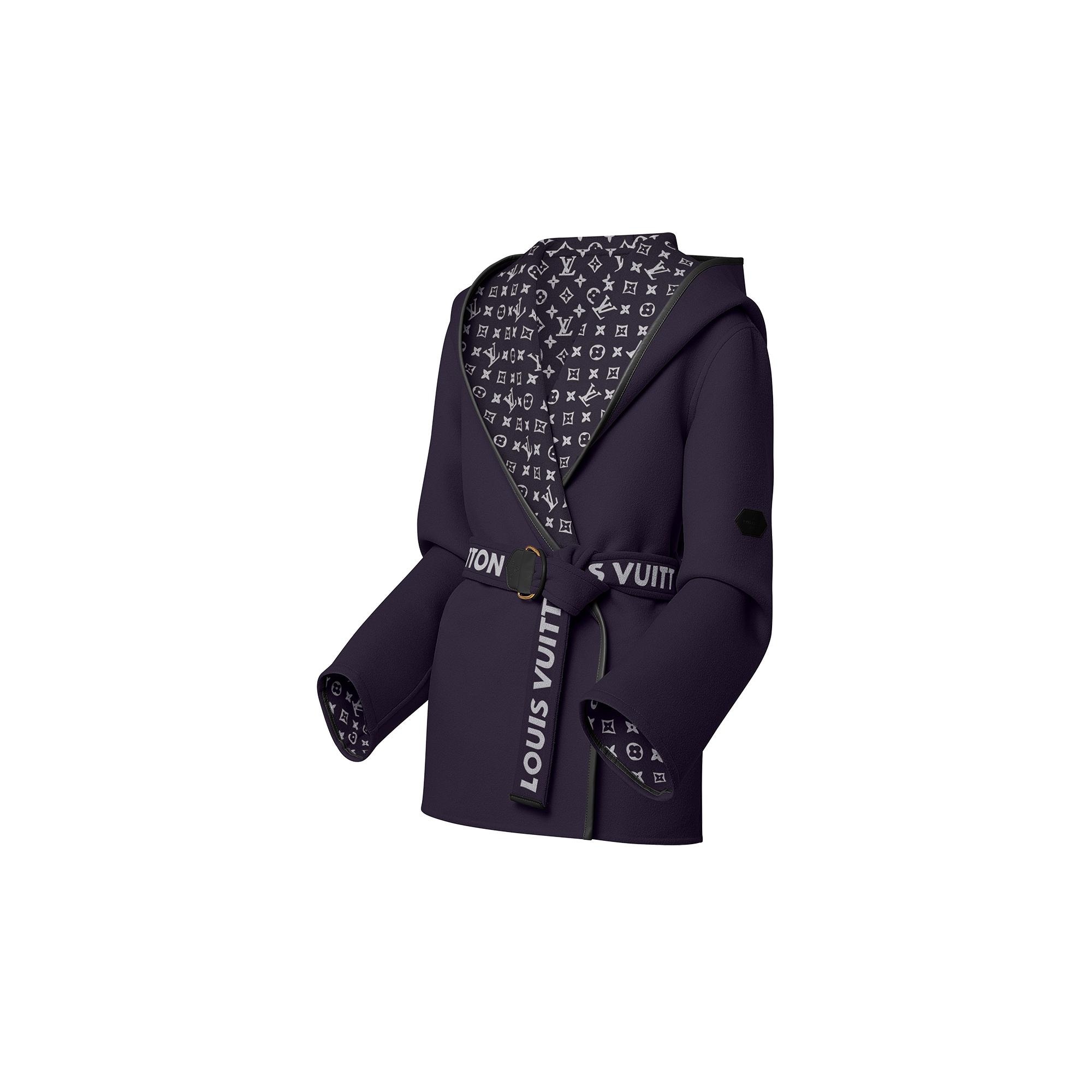 Signature Double Face Short Wrap Coat - 2