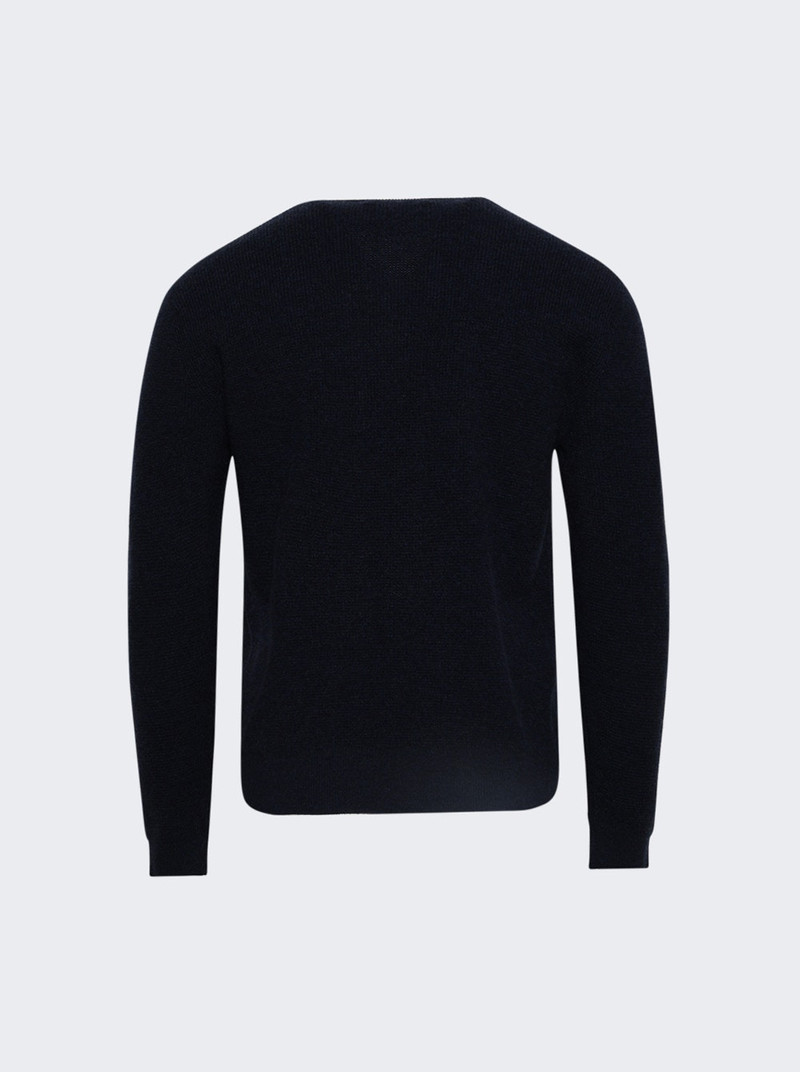 The Elder Statesman Waffle Thermal Henley Twilight outlook