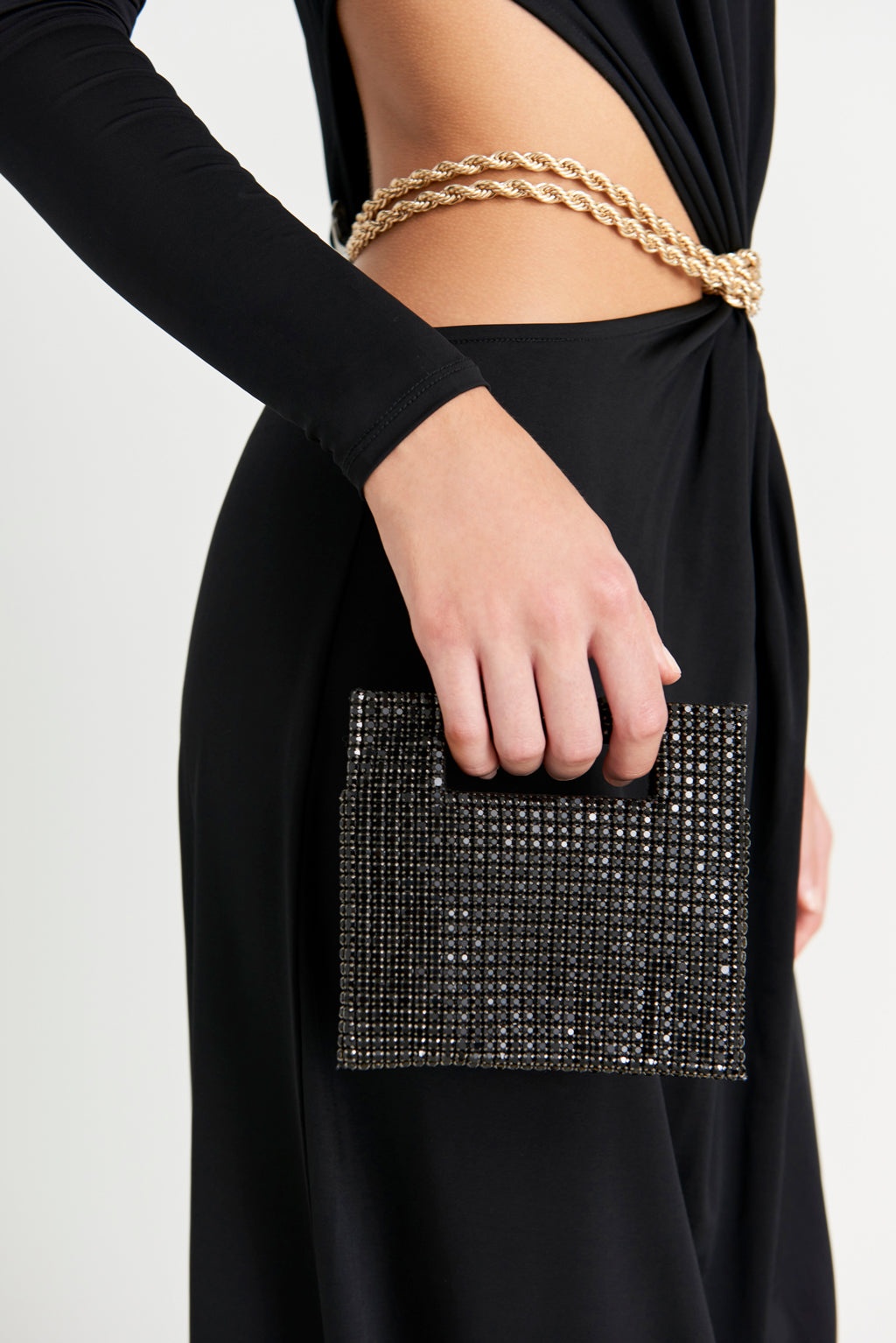 LUCINDA NANO RHINESTONE CLUTCH - 3
