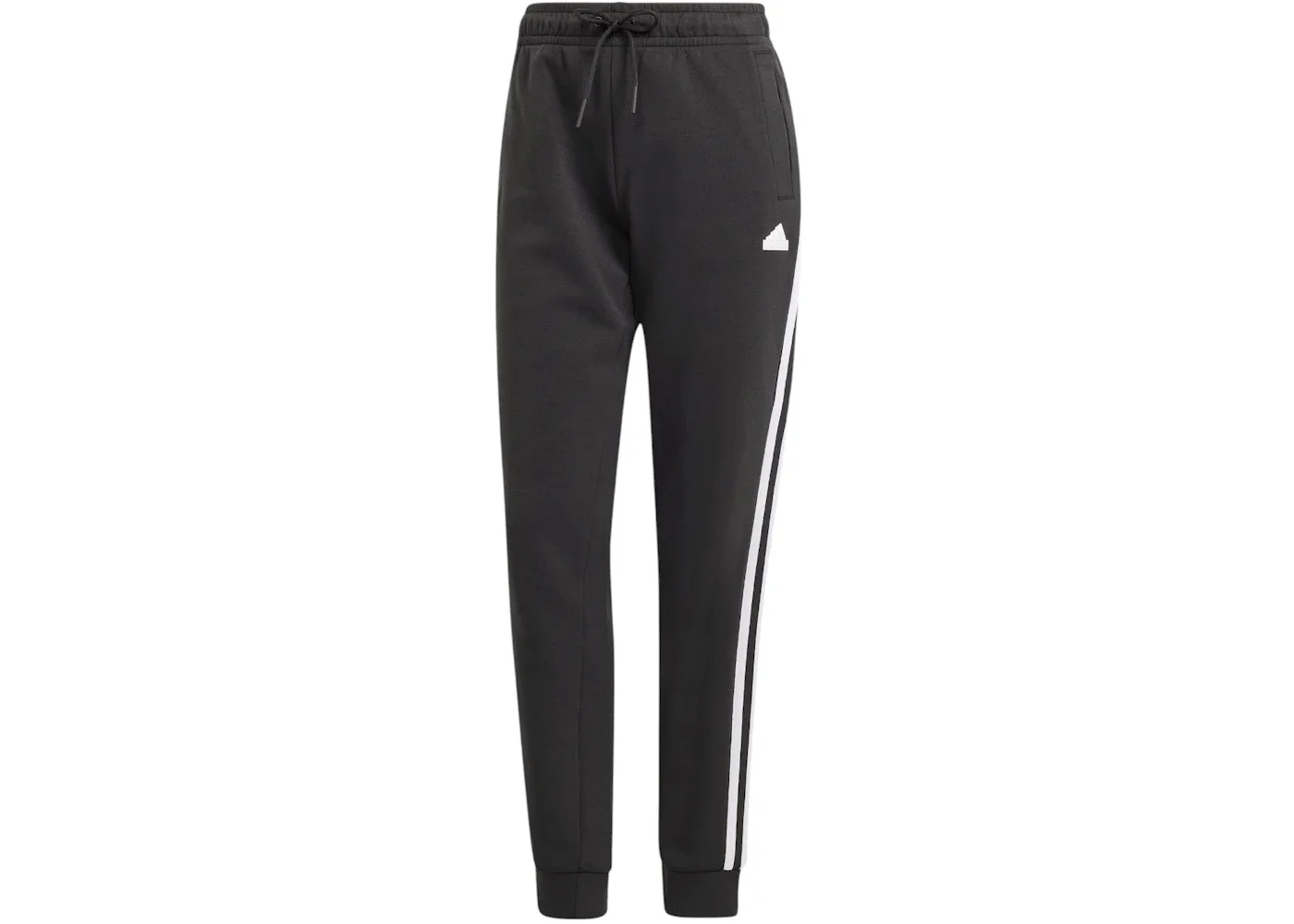 (WMNS) 아디다스 미래 아이콘 3-Stripes 정규 바지 '블랙 화이트' IN9479 - 1