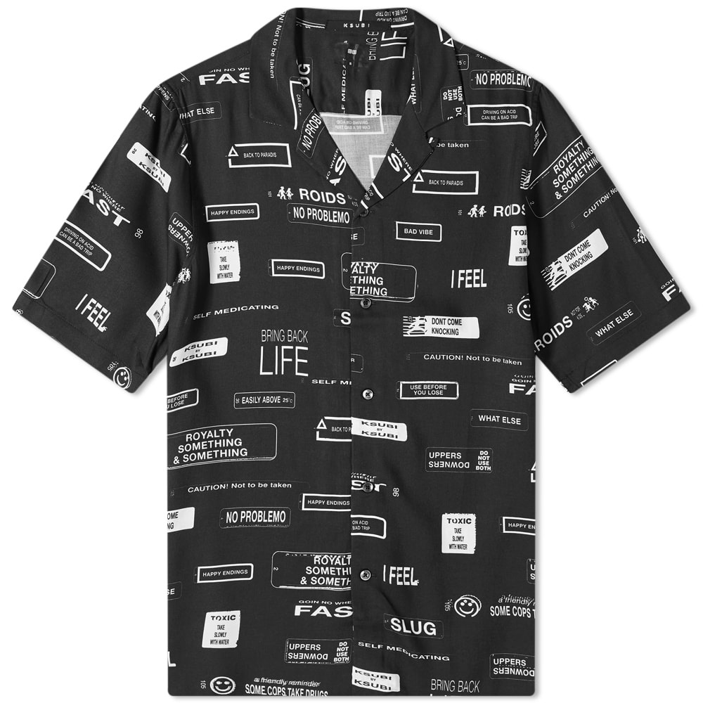 Ksubi You've Been Warned Vacation Shirt - 1