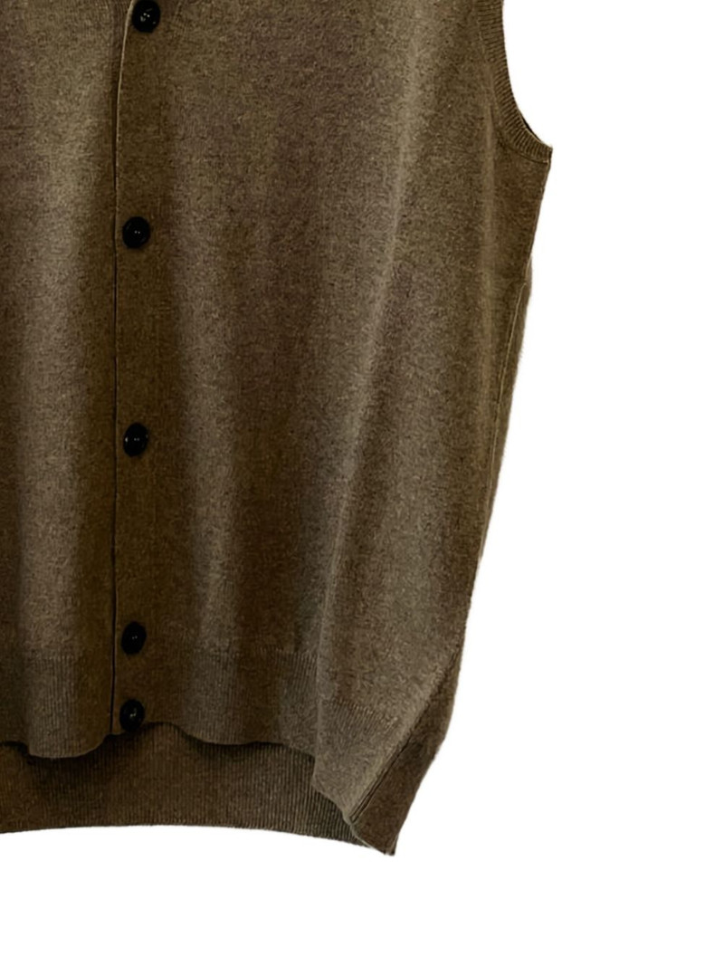 Loro Piana button-front V-neck vest outlook