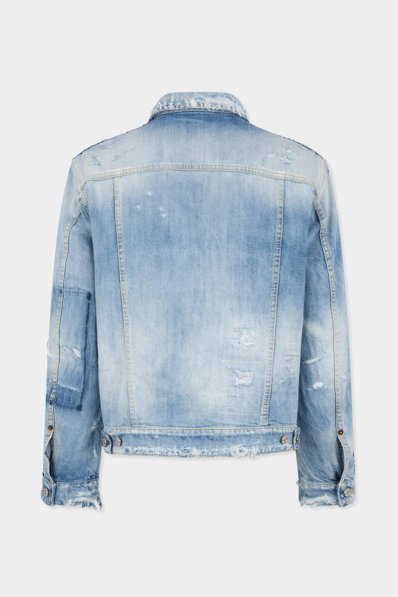 DSQUARED2 BE PROUD WASH L.A. JEAN JACKET outlook