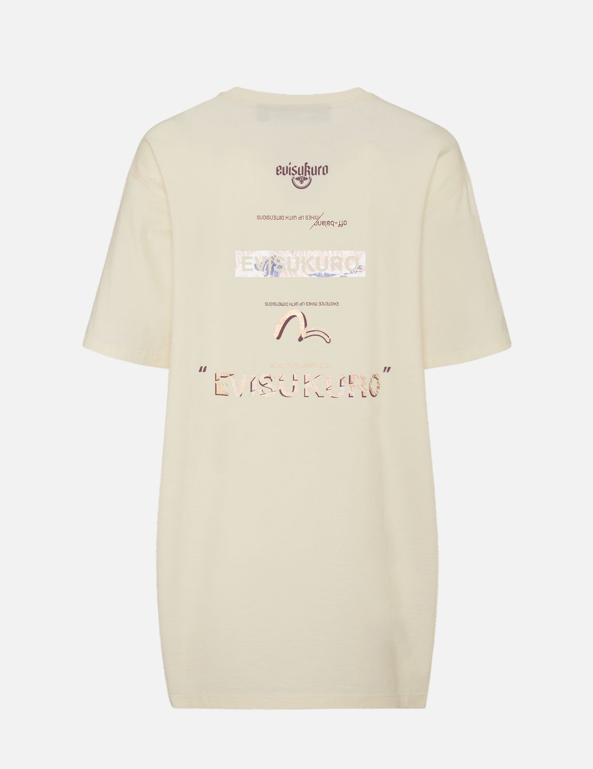 Ukiyo-E Infused Logo Label Print Oversized T-shirt - 16