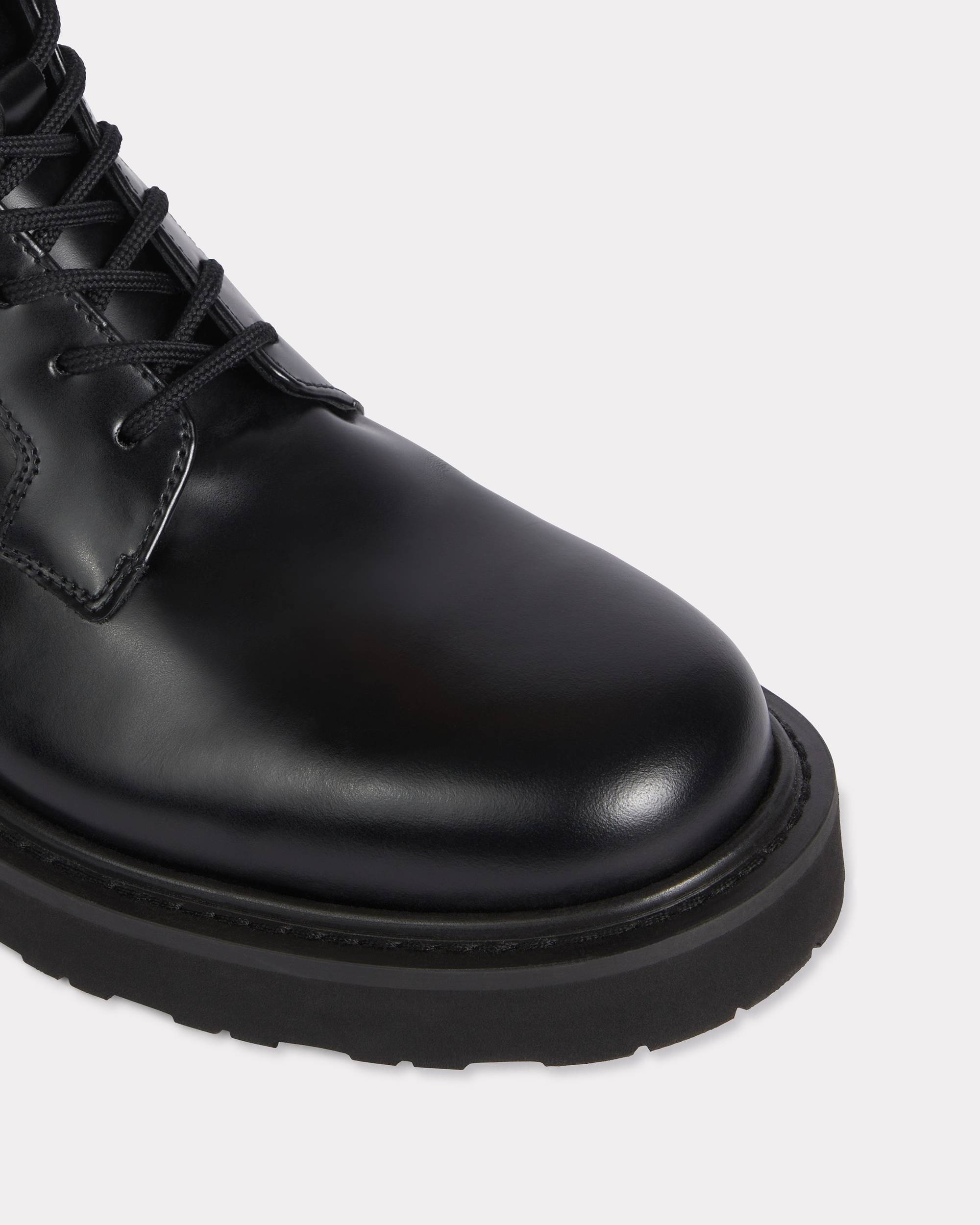 'KENZO Ukio' leather lace up boots - 4