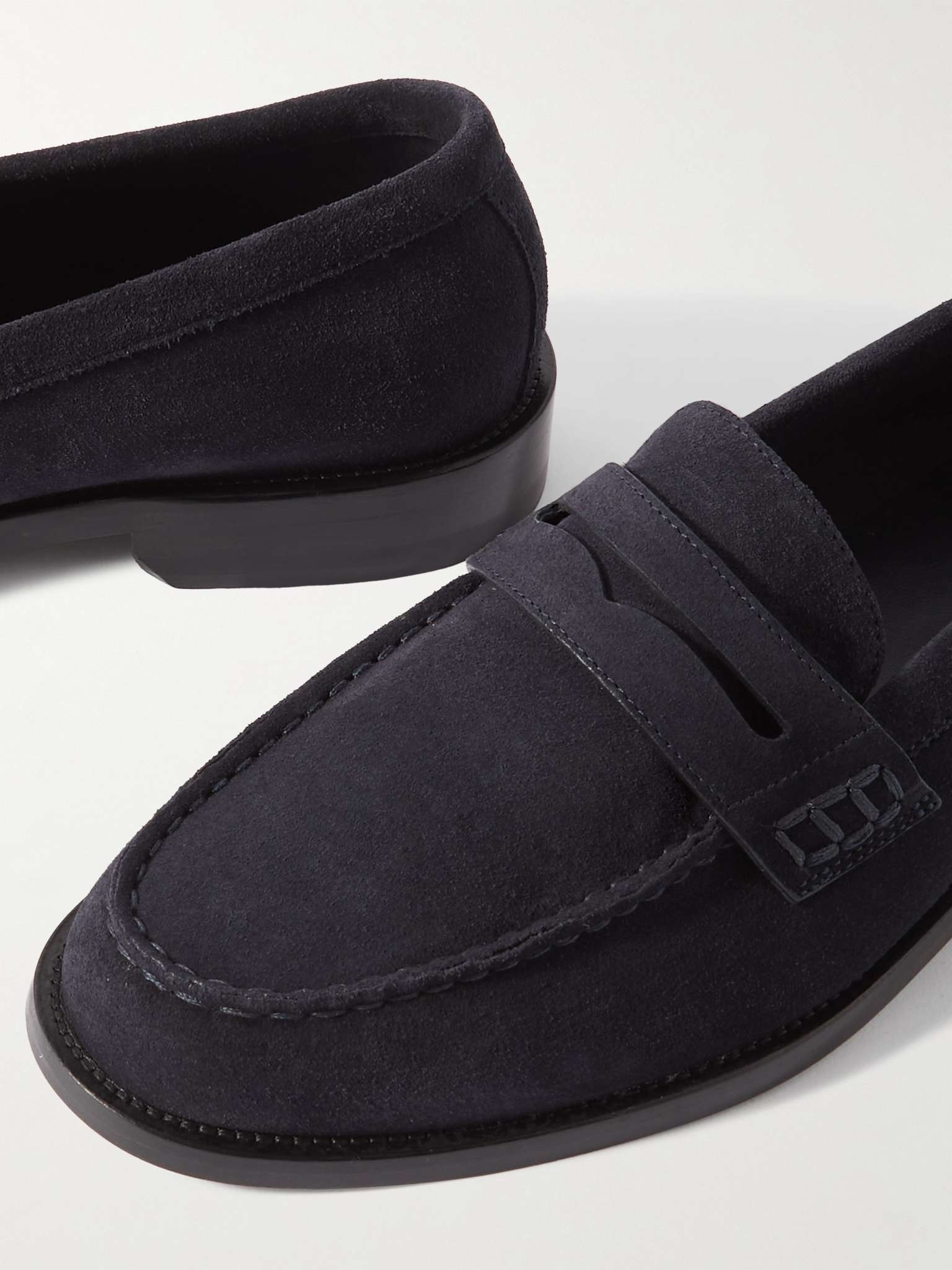 Perry Suede Penny Loafers - 6