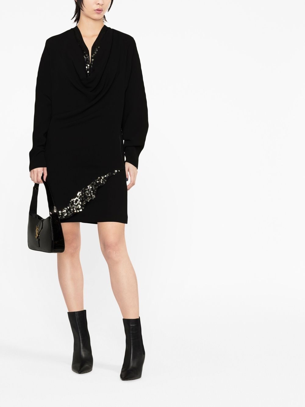 Lazeli sequin-embellished long-sleeve dress - 2