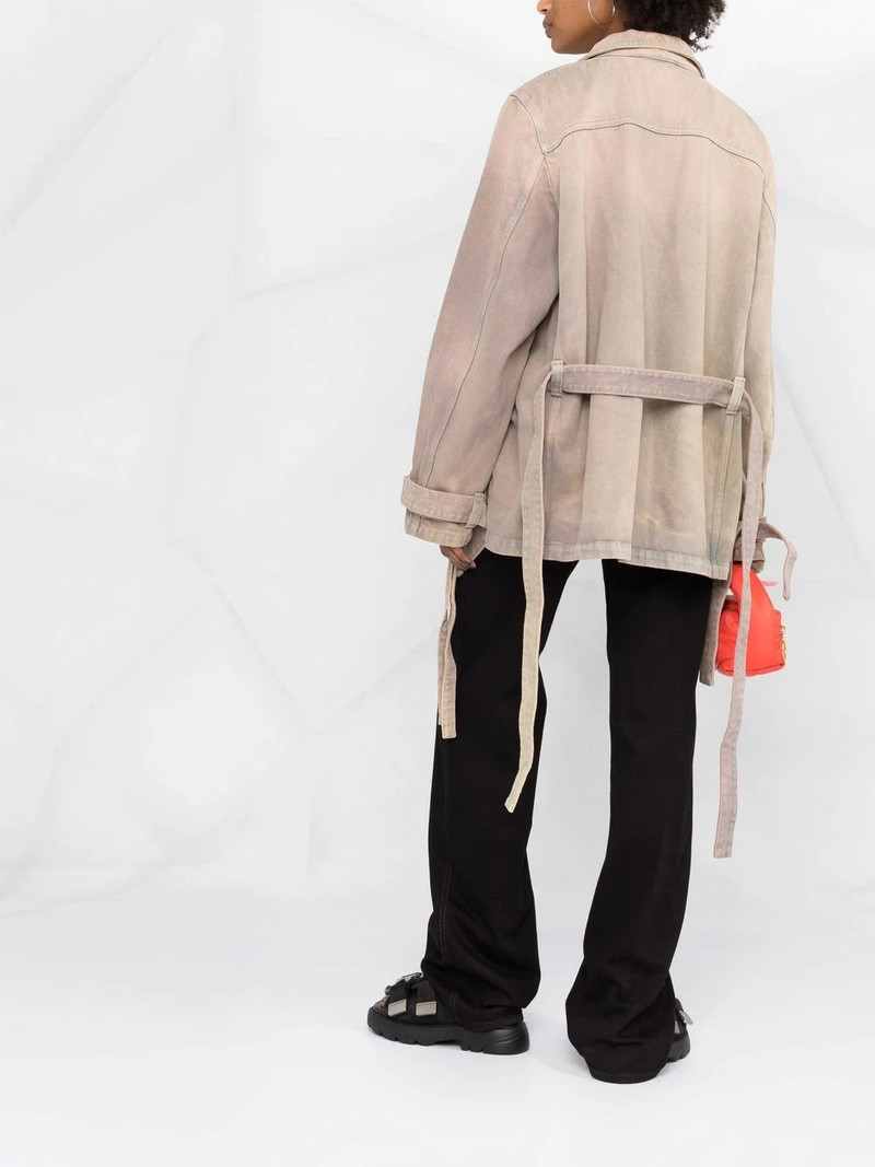 DYED DENIM CARGO FIELD JKT BROWN A NO CO 6