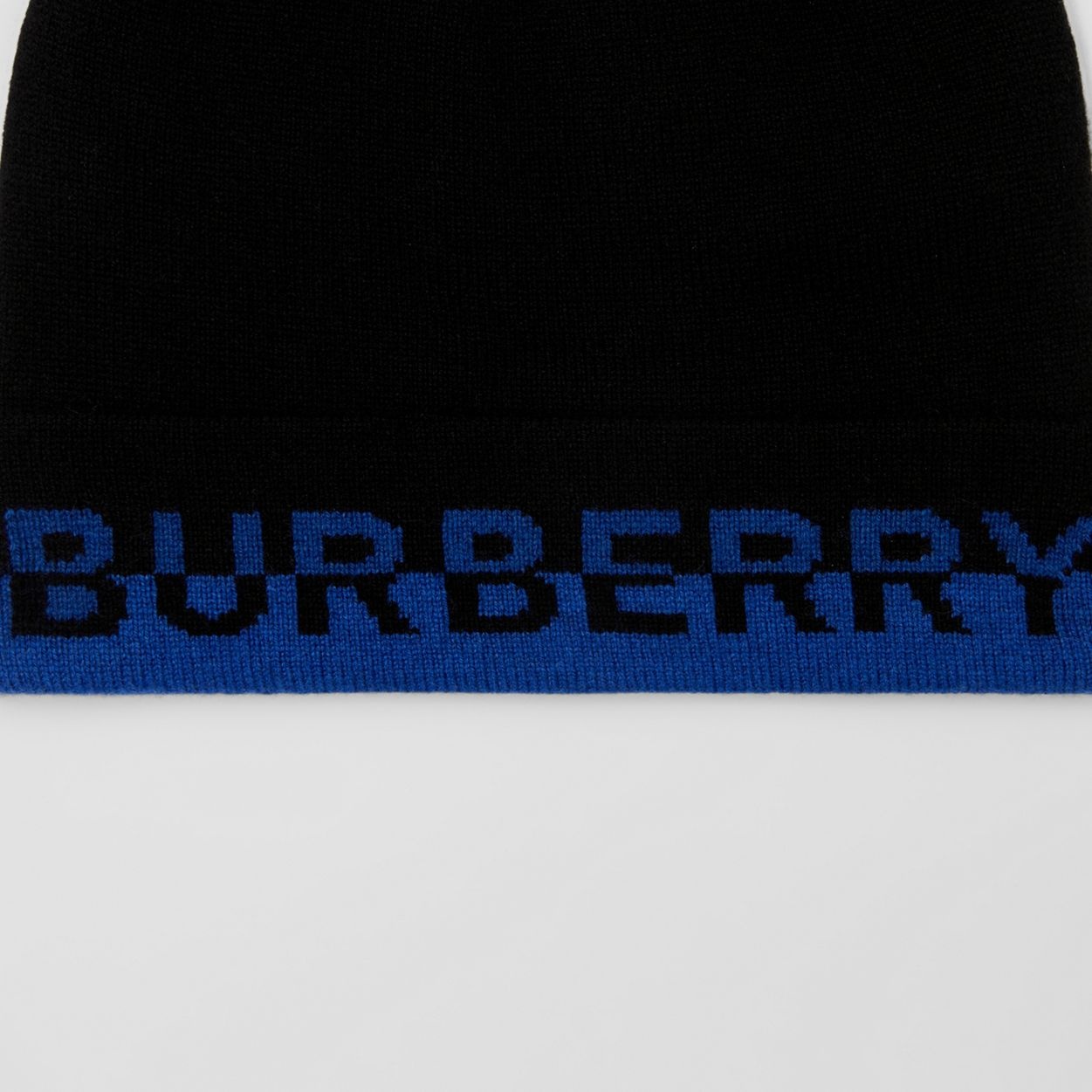 Logo Intarsia Cashmere Beanie - 2
