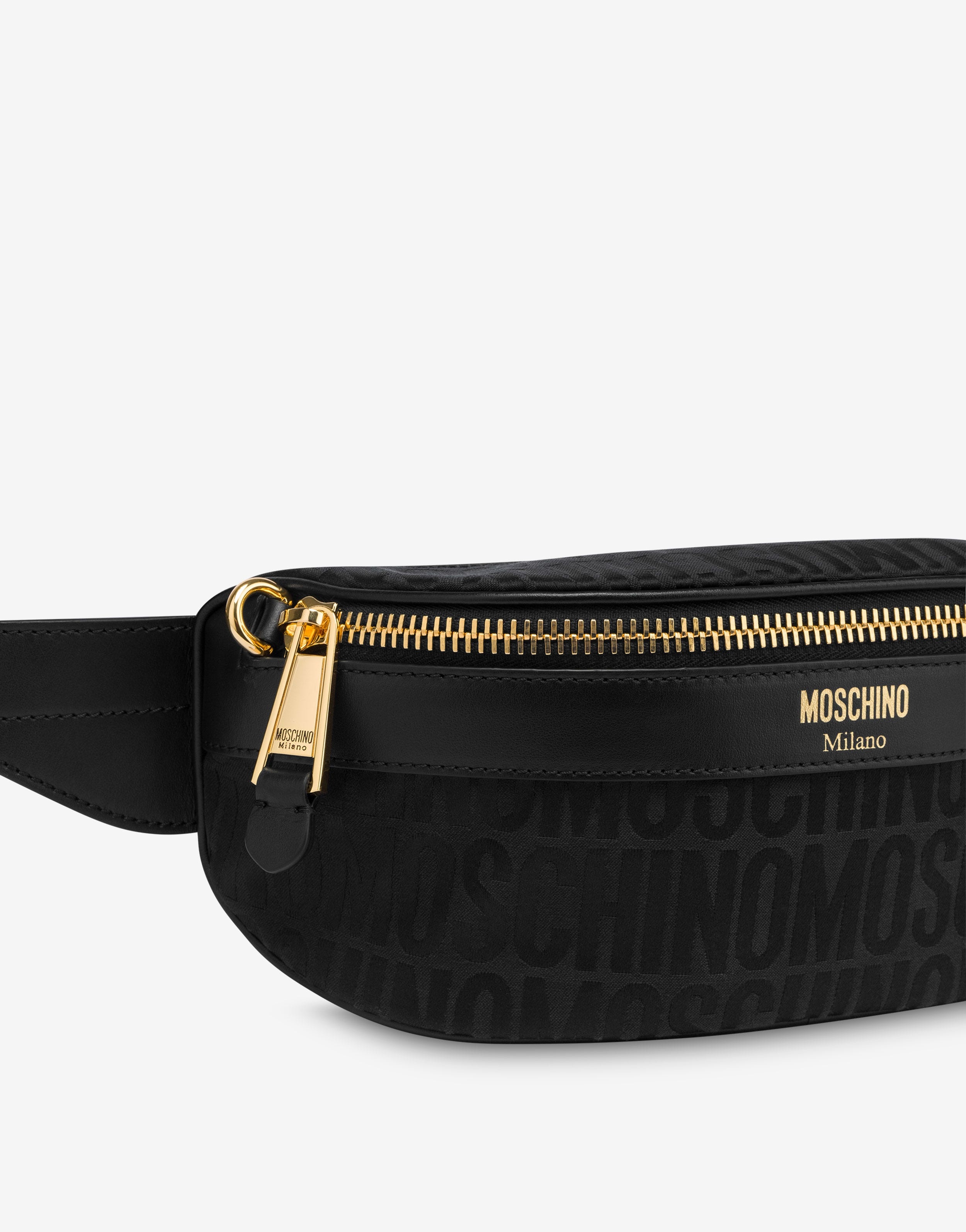 ALL-OVER LOGO NYLON BELT BAG - 4