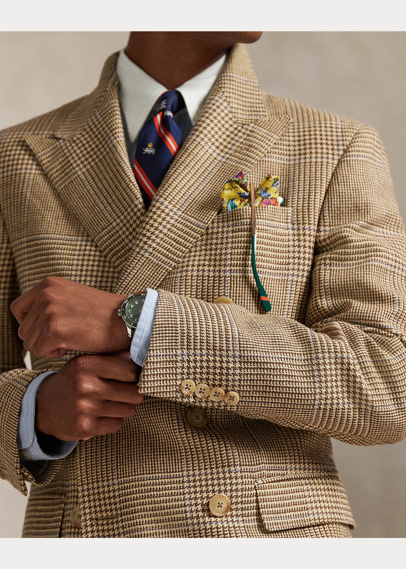Polo Tailored Fit Plaid Suit Jacket 6
