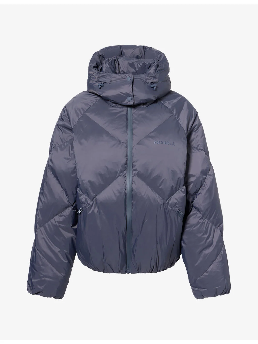 Diamond Quilted Nylon Jacket - 1