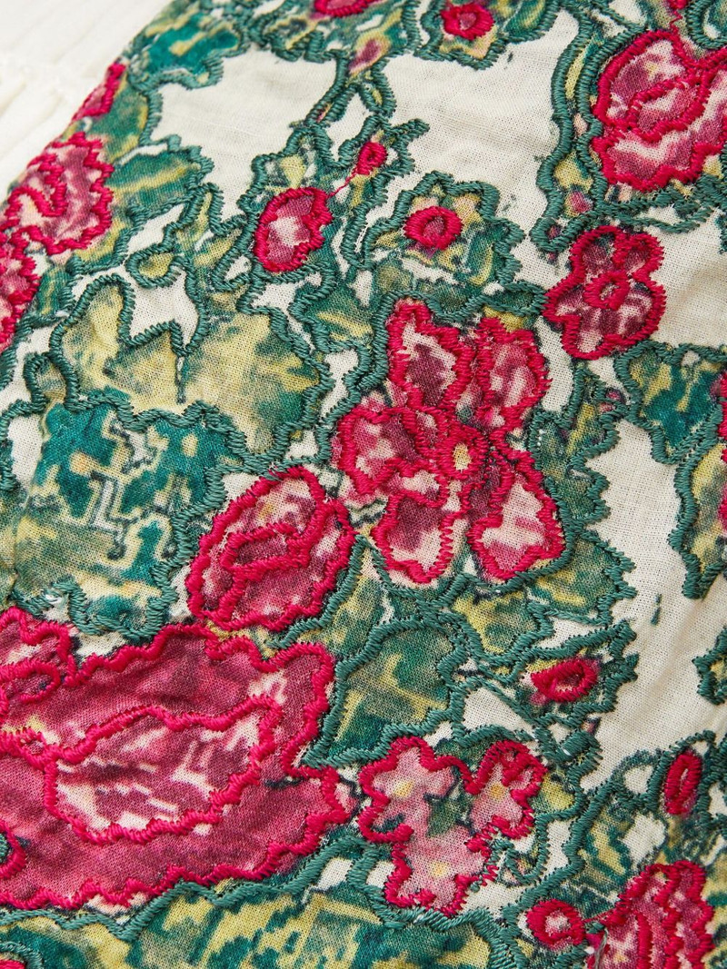 Nova Cambric floral-embroidered waistcoat 5