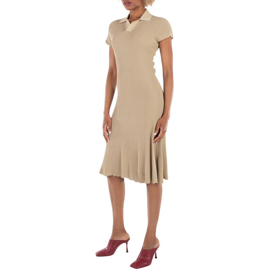Burberry Stretch Design Polo Collar Dress - 4