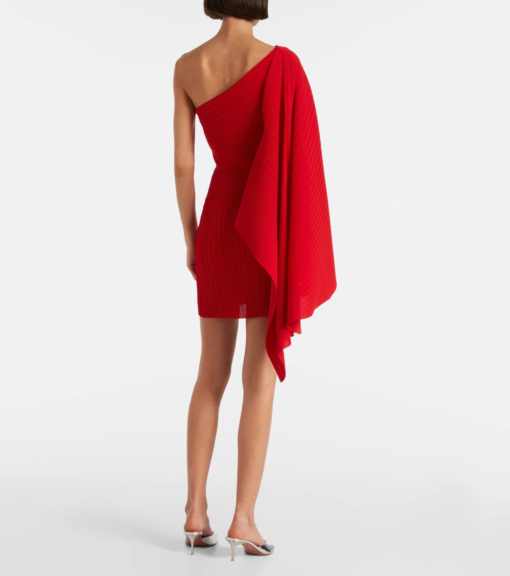 Layne draped asymmetric minidress - 3