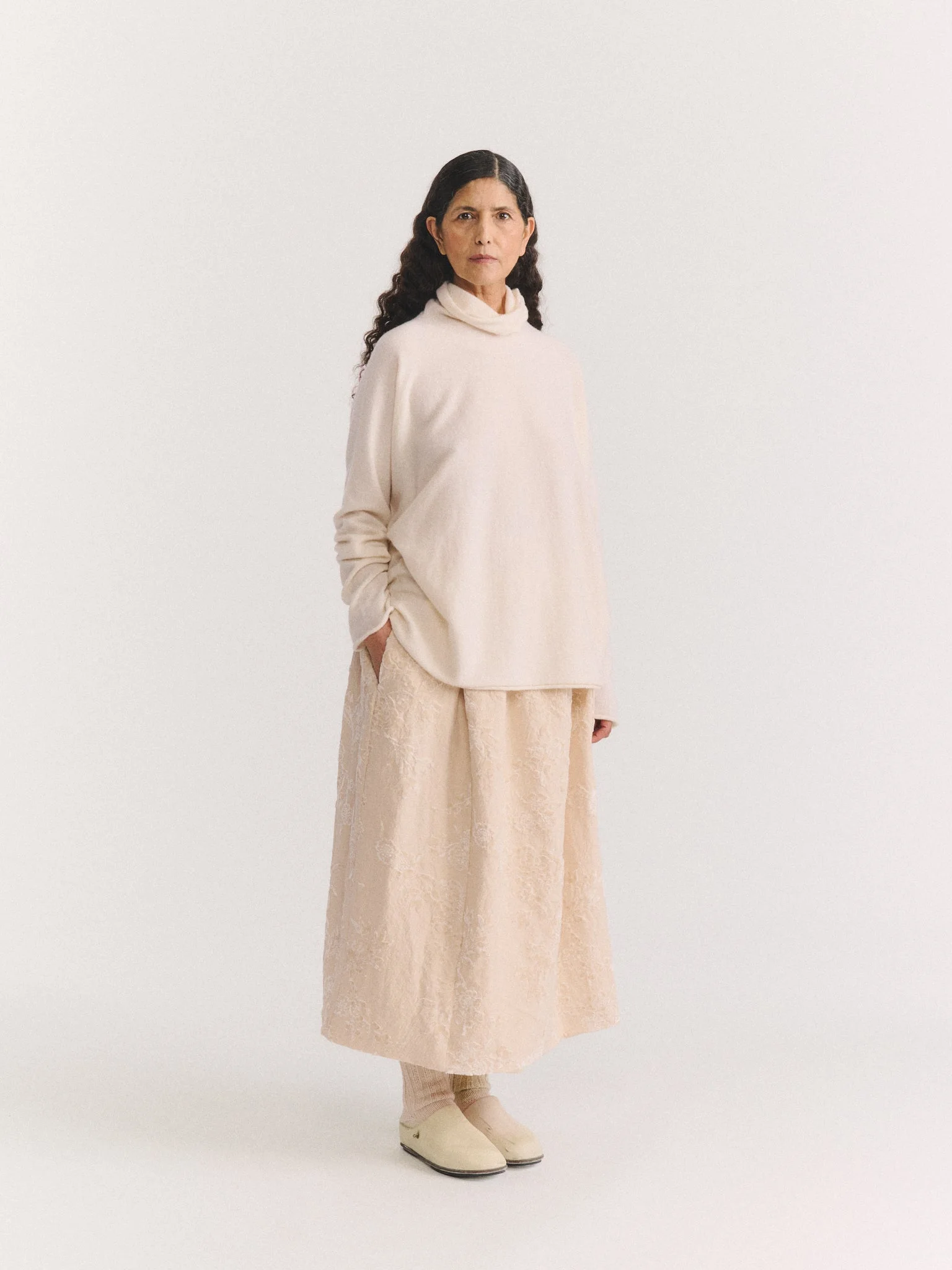 CHIMNEY SEAMLESS JUMPER - CASH - PORCELAIN - 1