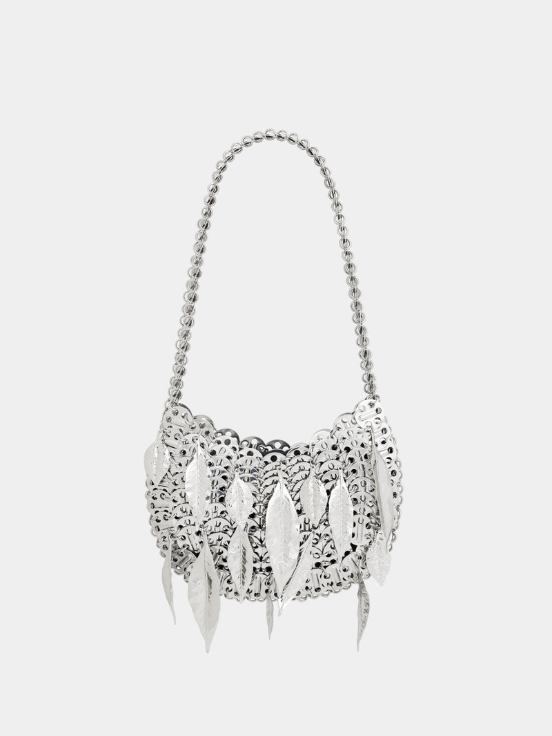 1969 SILVER MOON BAG METALLIC LEAVES 1