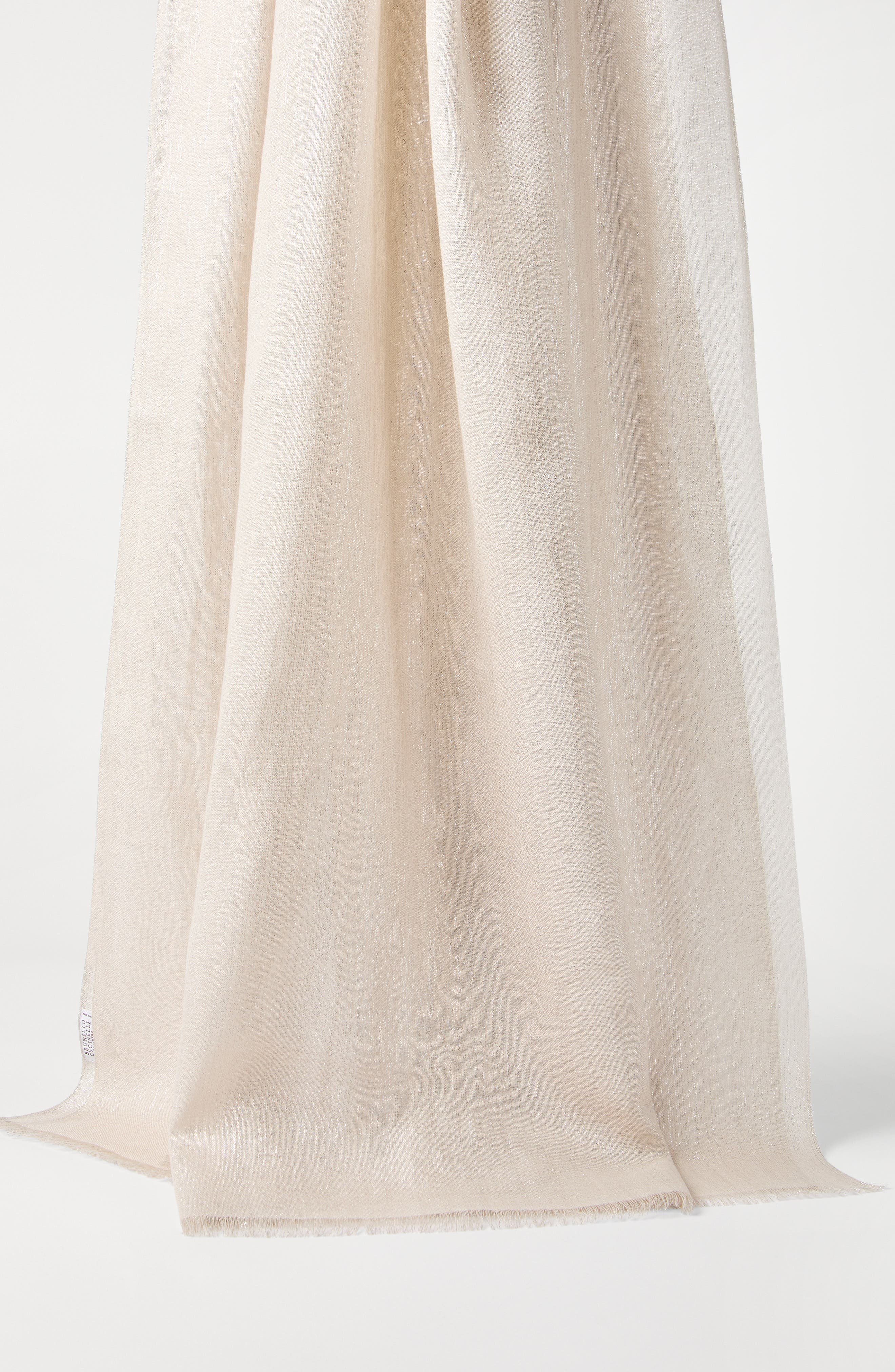 Brunello Cucinelli Sparkling scarf in Beige at Nordstrom - 2