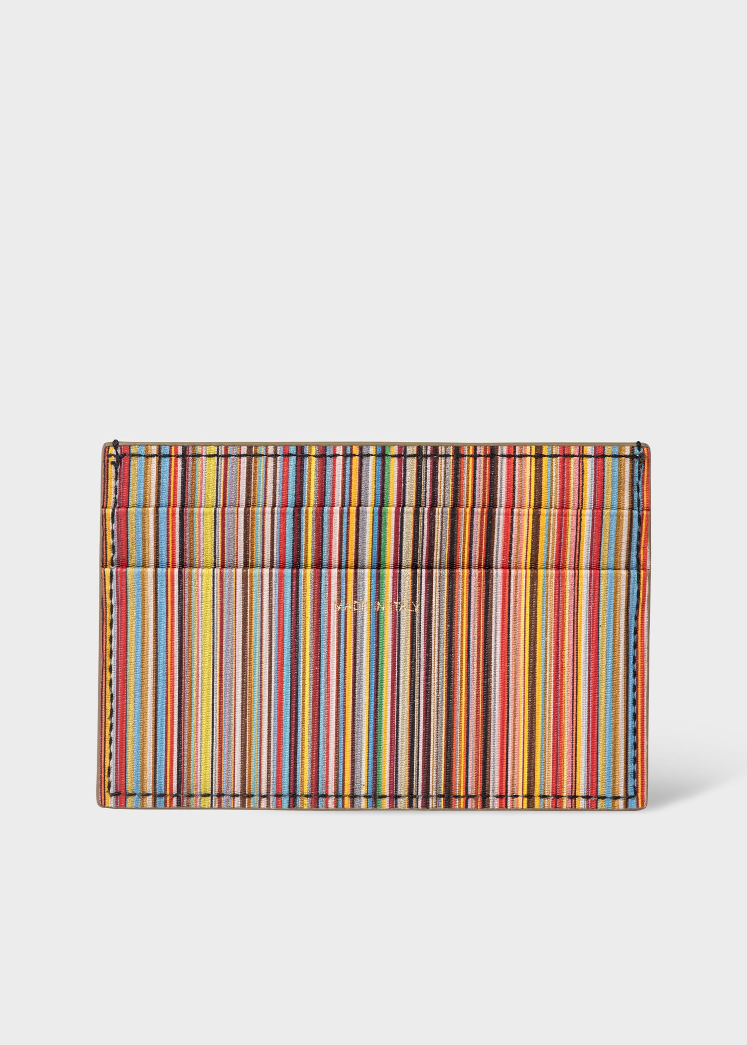 'Signature Stripe' Card Holder - 2