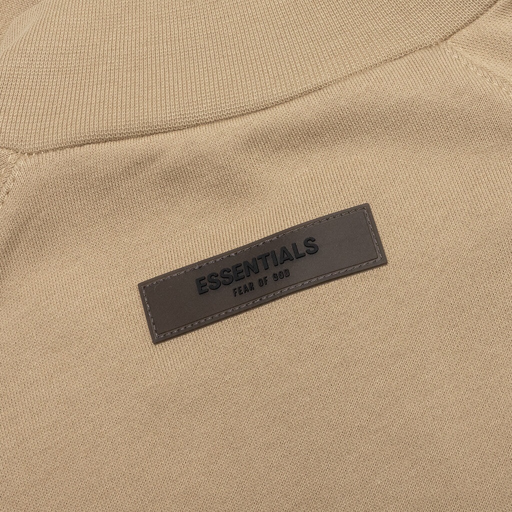 ESSENTIALS WOMEN'S 3/4 SLEEVE HENLEY - OAK - 5