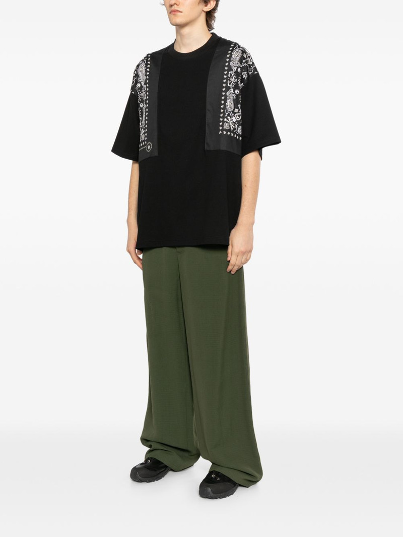 bandana panelled T-shirt 3