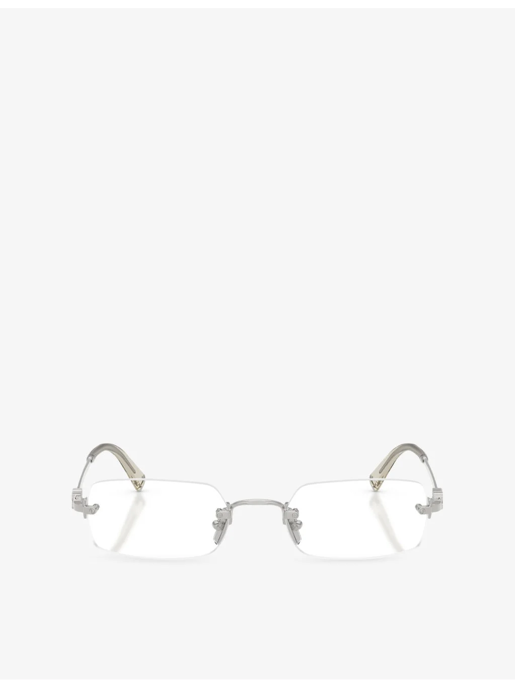 MU 50YV Rectangle-Frame Metal Eyeglasses - 1