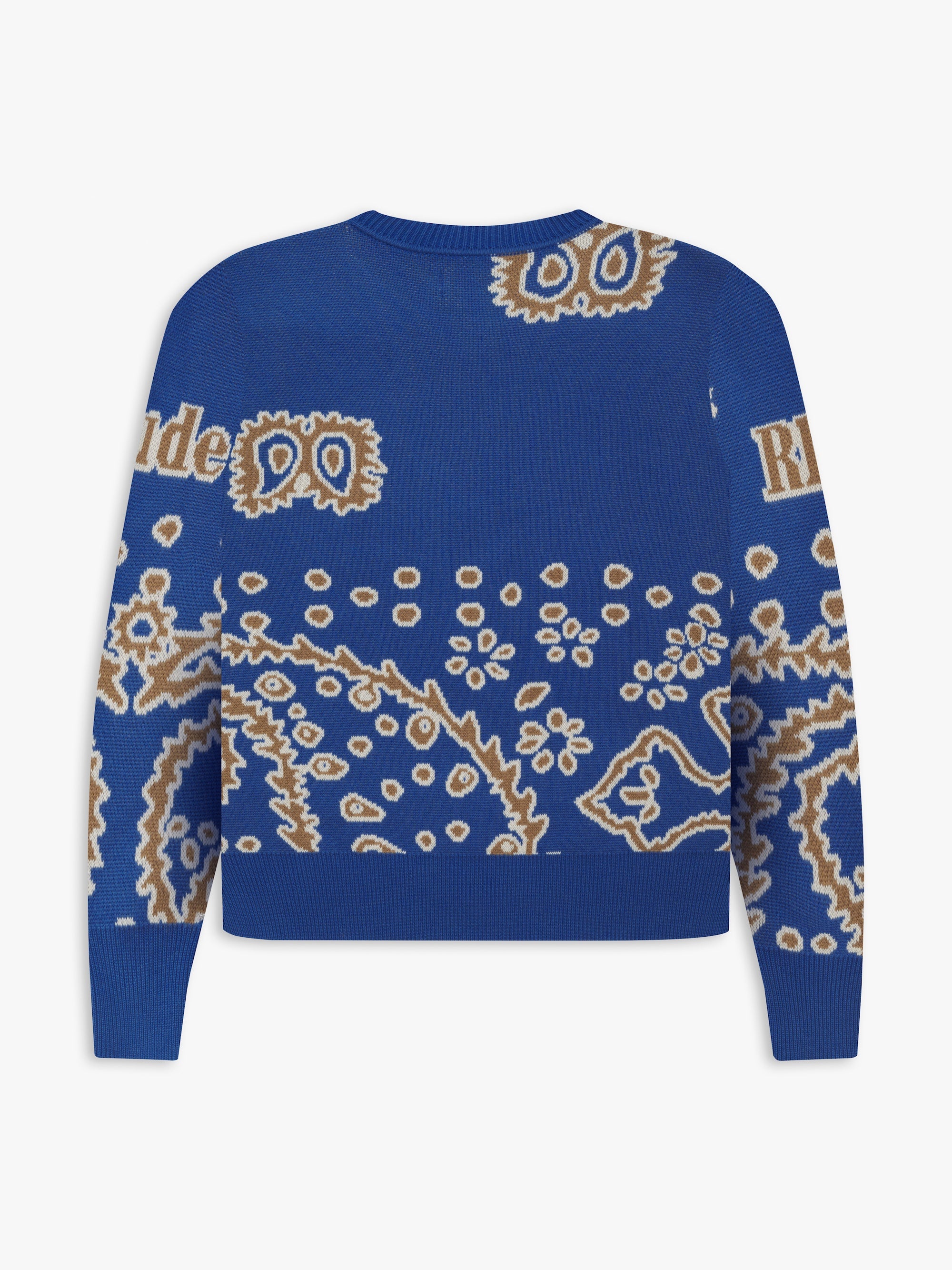 BANDANA KNIT CREWNECK - 2