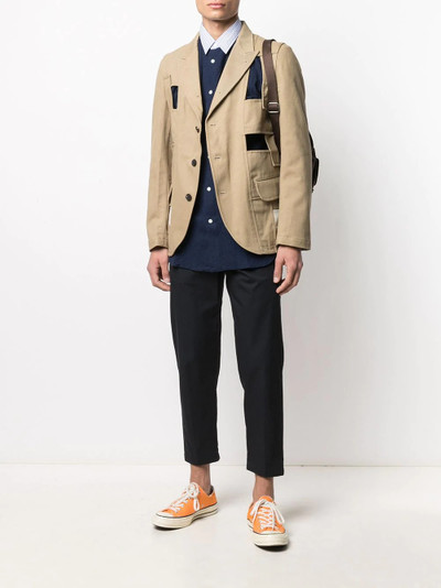 Comme des Garçons SHIRT cut-out blazer outlook