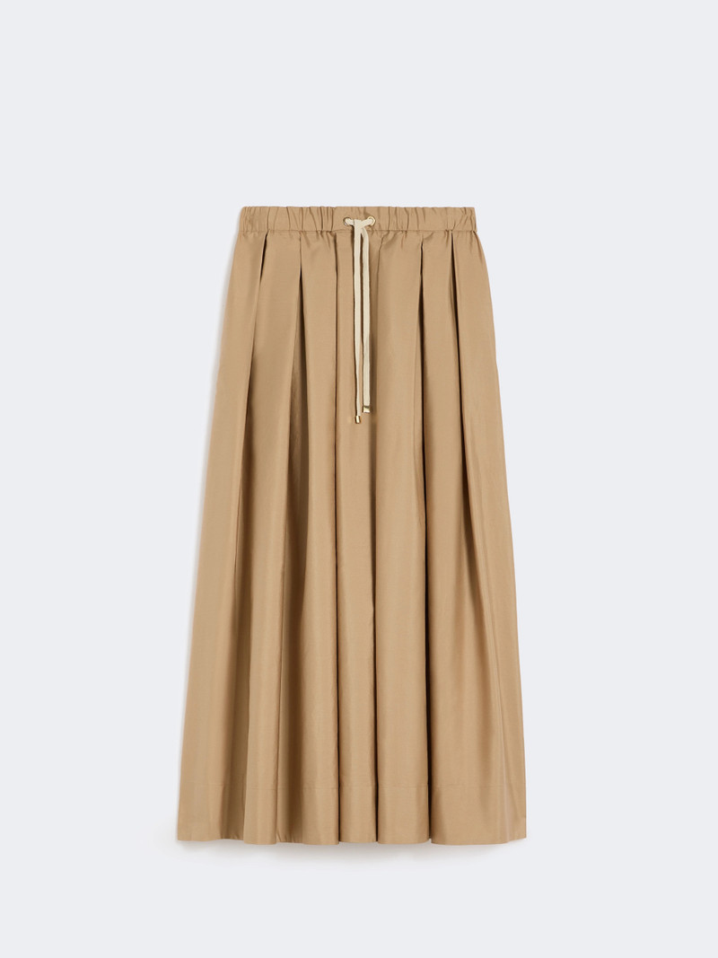 PINETA Cotton poplin skirt - DESERT 6