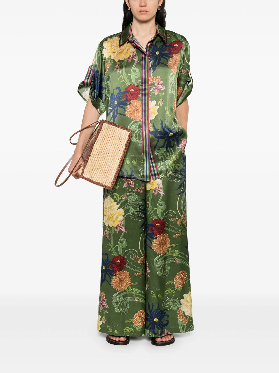 Avery Silk Pants - 2