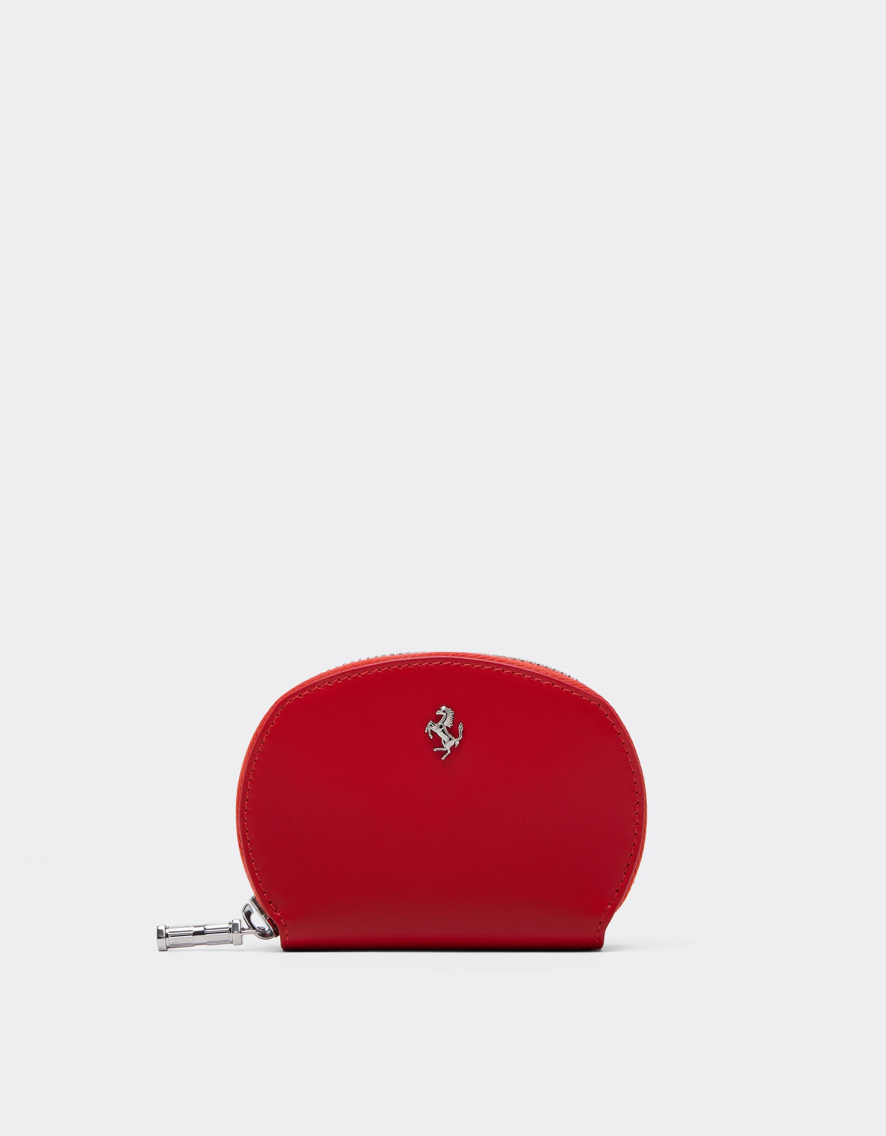 Smooth Leather Zip-Up Wallet - 1