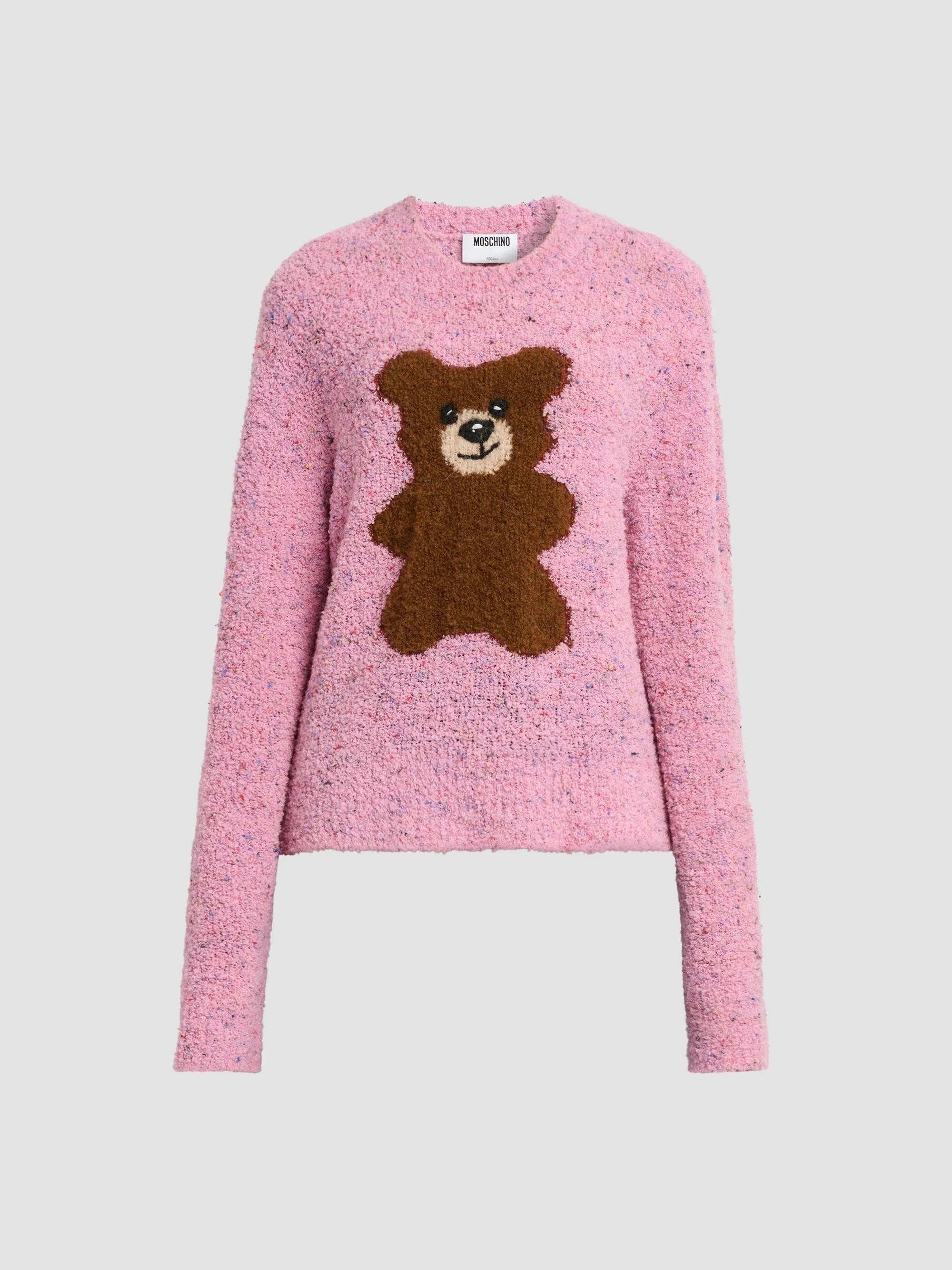 Women's Bear Wool-Blend Bloucé Sweater - Multi Pink - 1
