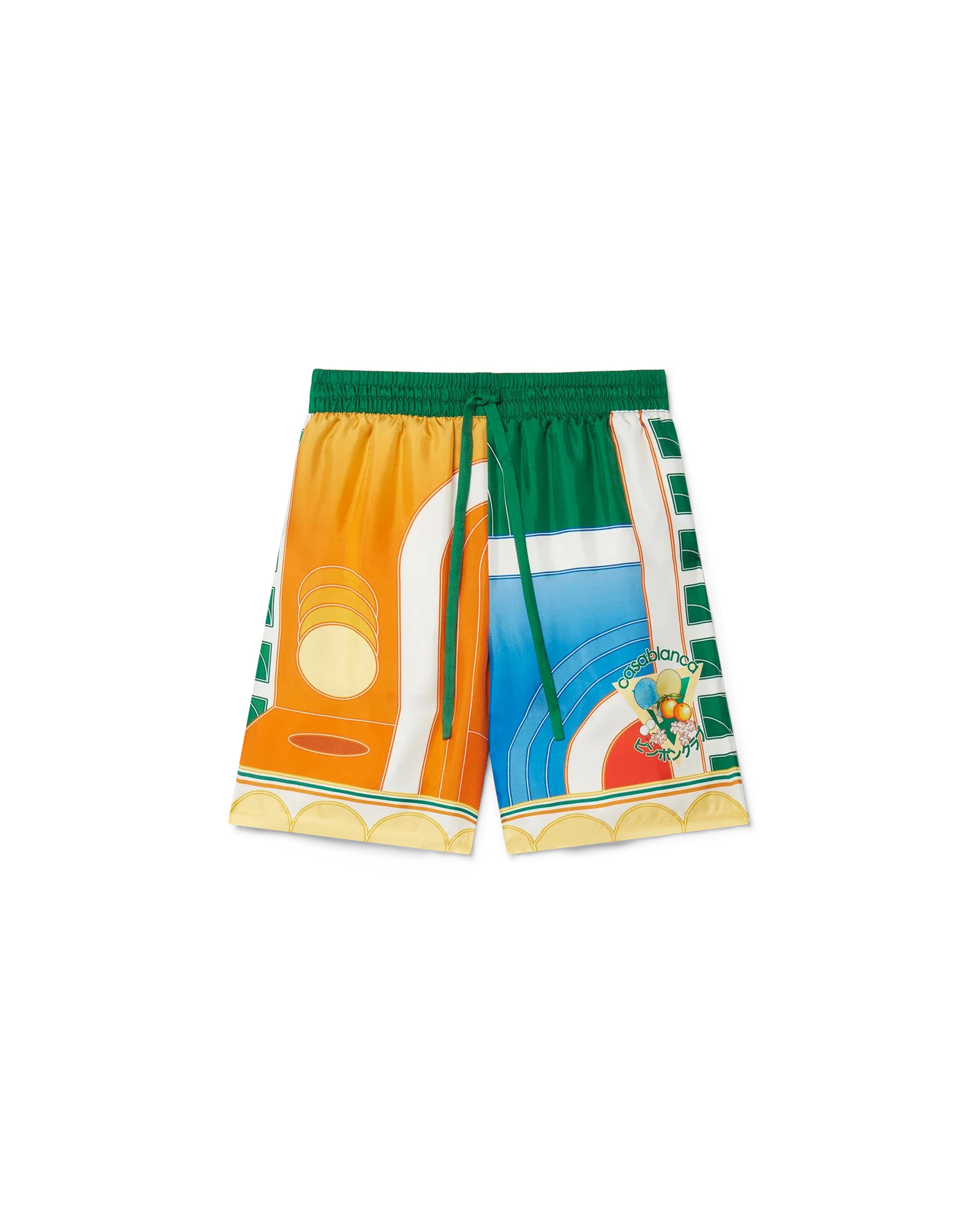 Reve De Tennis Silk Shorts - 1