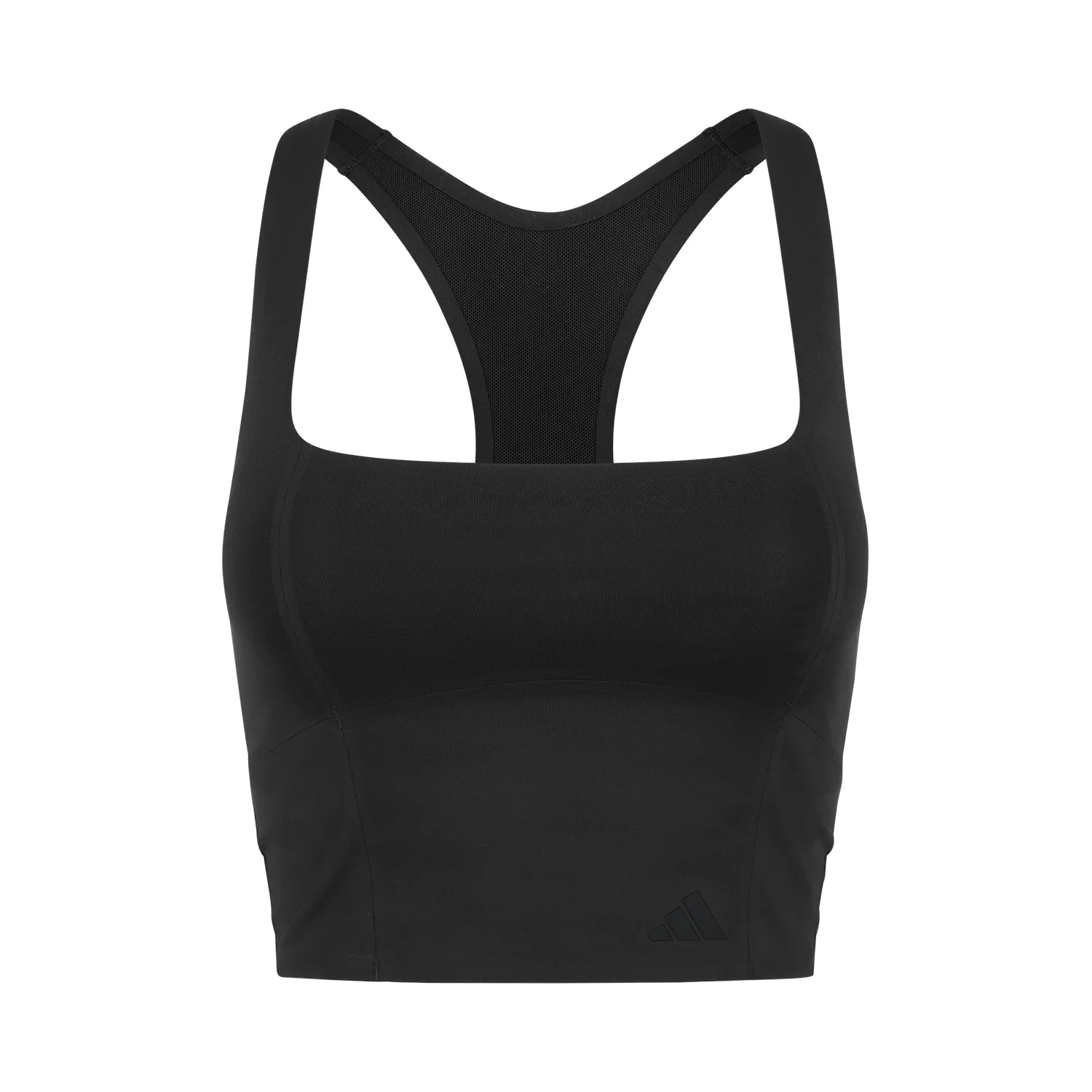 OPTIME TRAINING MEDIUM SUPPORT BRA TANK BLACK - 1