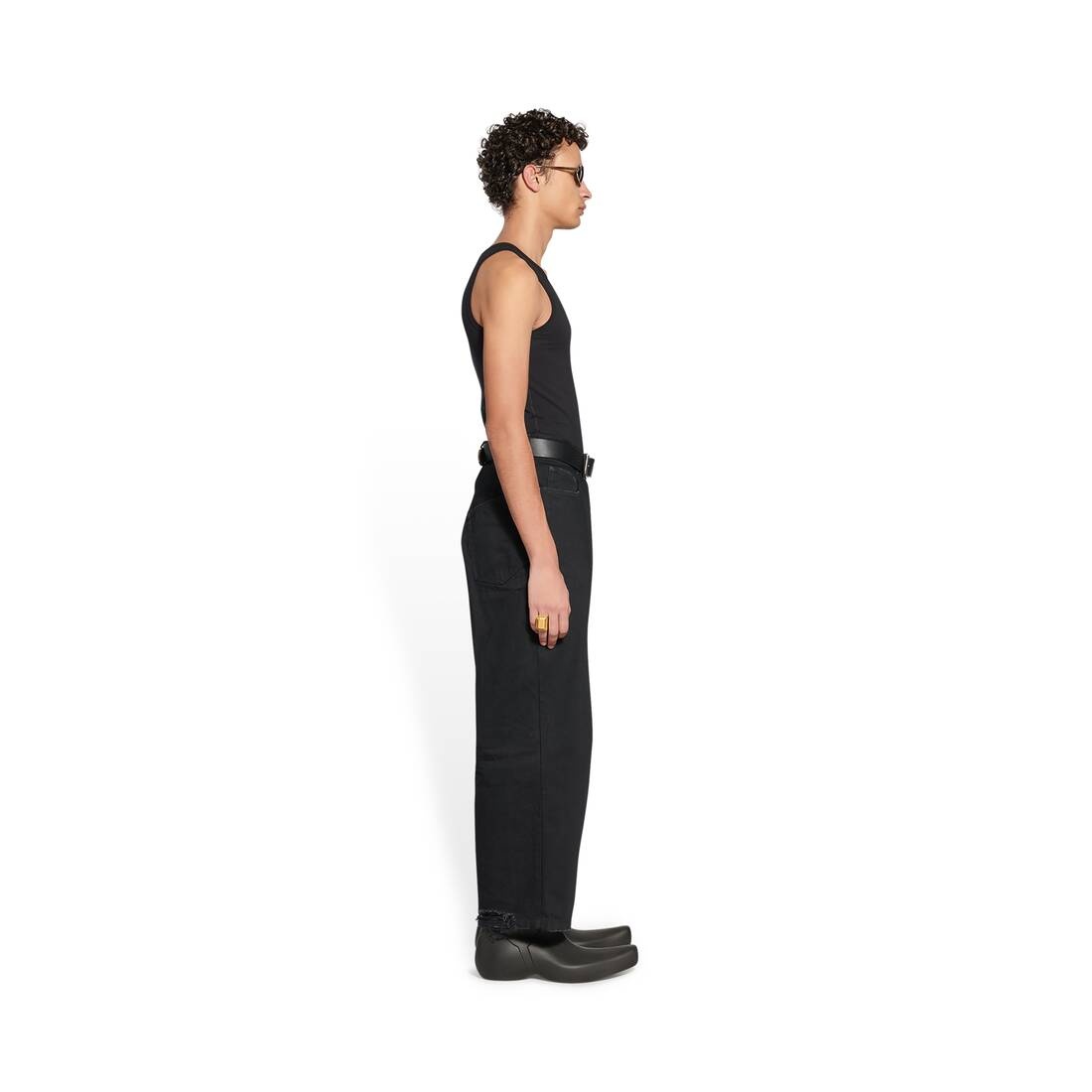 Skater Jeans in Black - 3