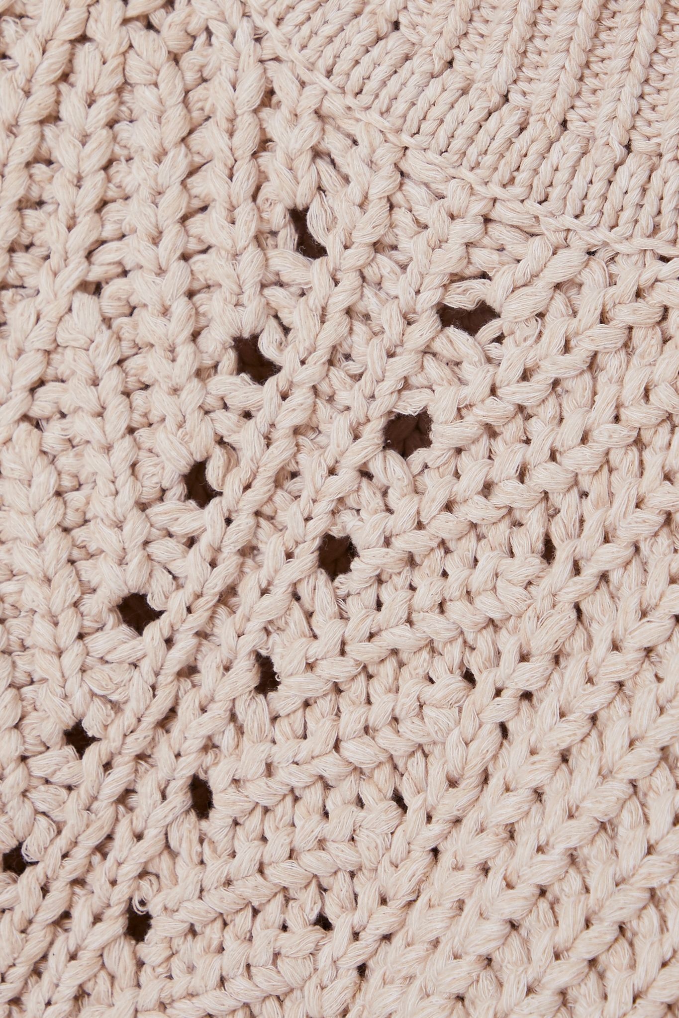 Prune ribbed pointelle-knit sweater - 5