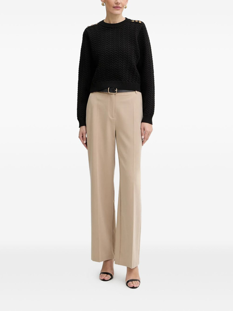 GUESS USA chevron buttoned sweater outlook