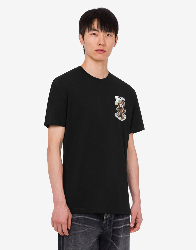 Moschino ORGANIC COTTON JERSEY POLO SHIRT MOSCHINO TEDDY BEAR outlook