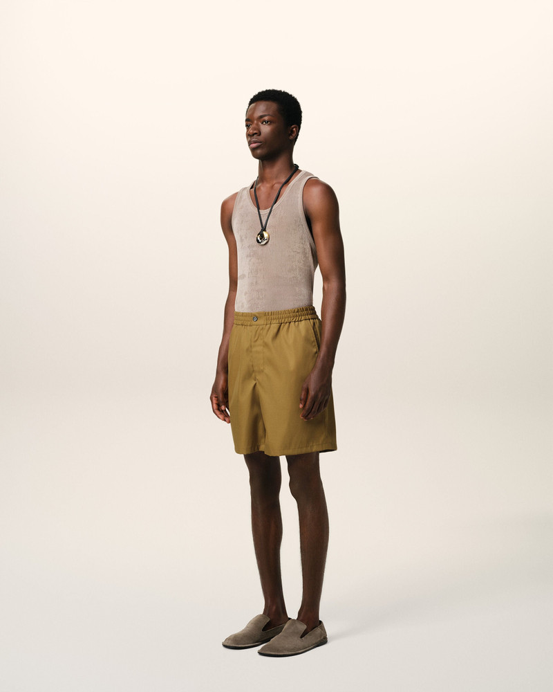 MUSTARD TWILL SHORT 6