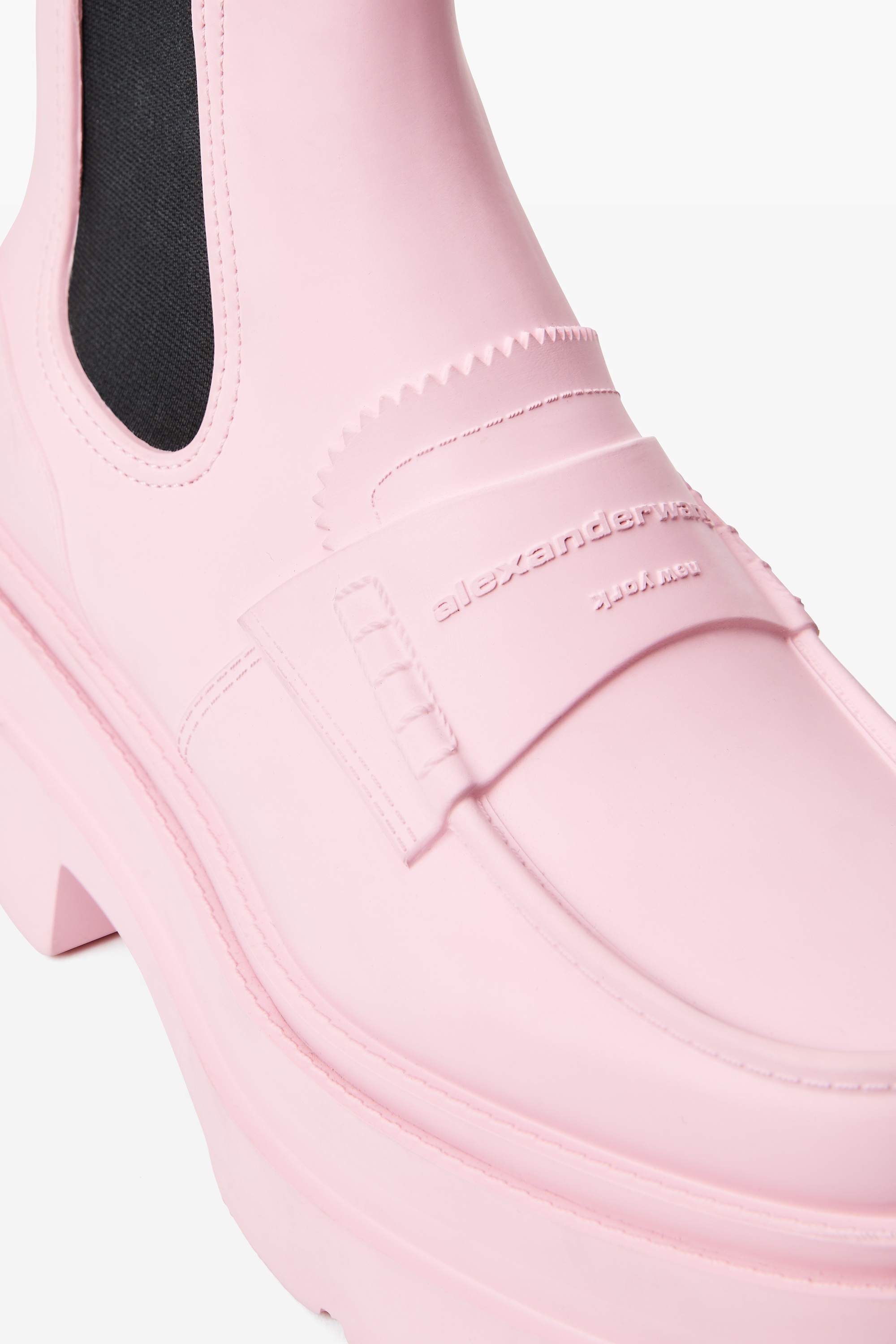 Carter Ankle Platform Boot in Rubber - 2