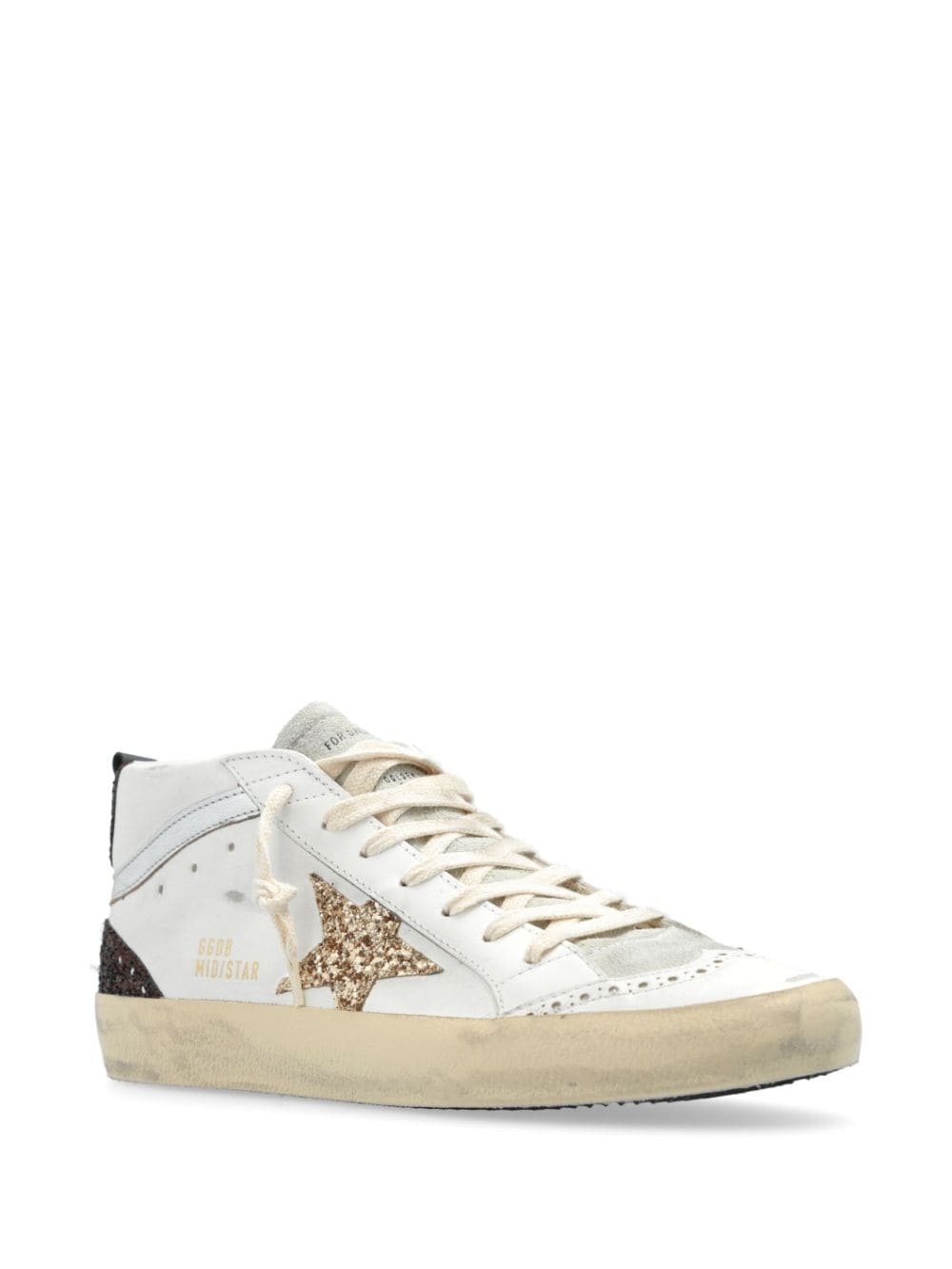 Mid Star glitter-detail sneakers - 2