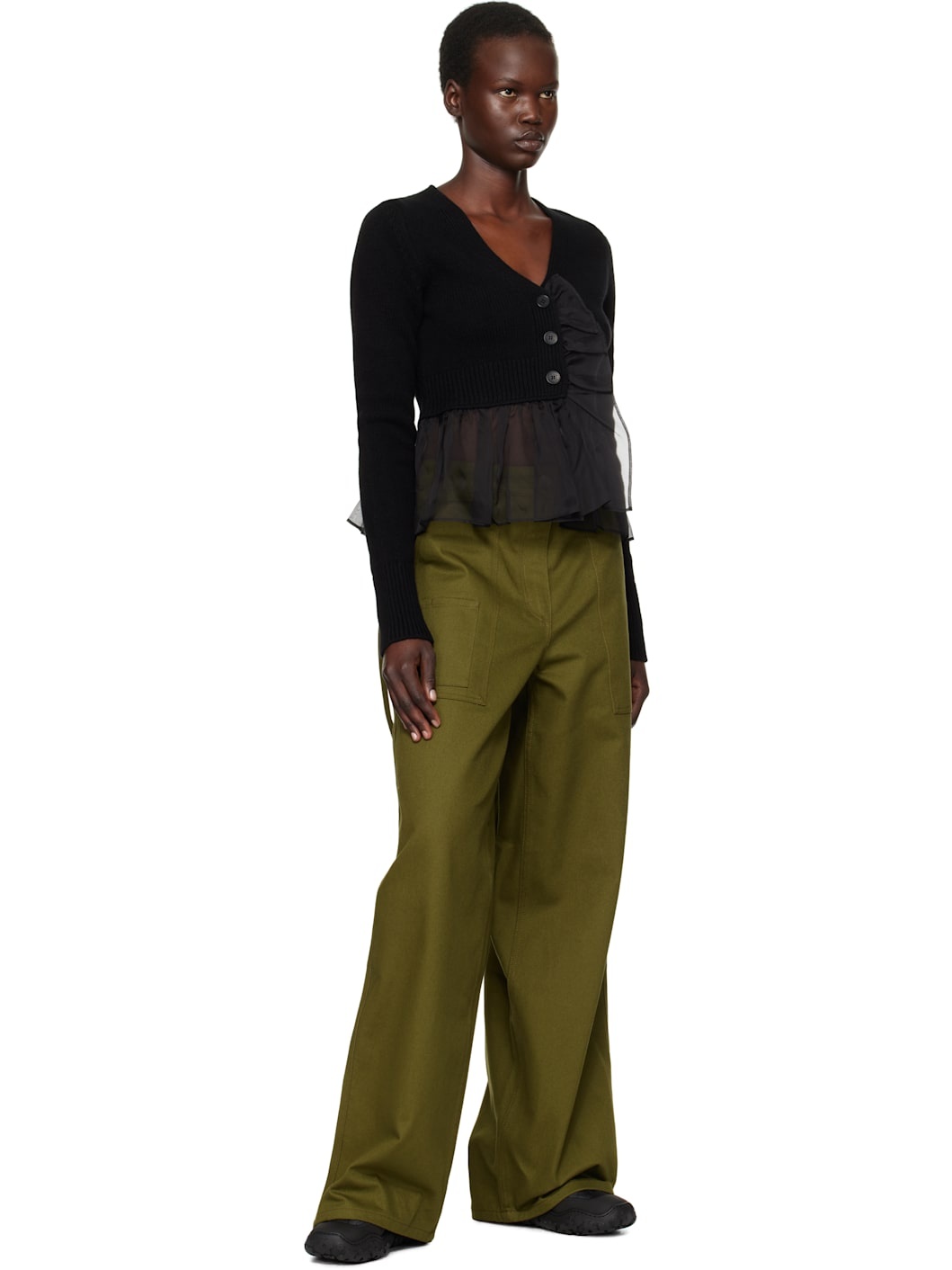 【関税込み】Cecilie Bahnsen グリーン Anita ジーンズ m1_fs_431538.jpg?$500$